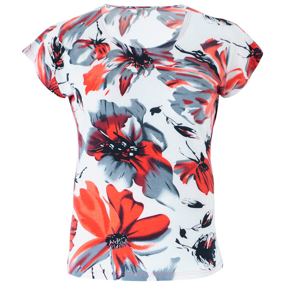 Bluzka damska krótki rękaw Bluzki Duży roz. 42/44 1 Bluzka damska krótki rękaw Bluzki Duży roz. 42/44