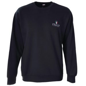 Duża bluza męska ocieplana bawełniana bez kaptura przez głowę rozmiar 4XL