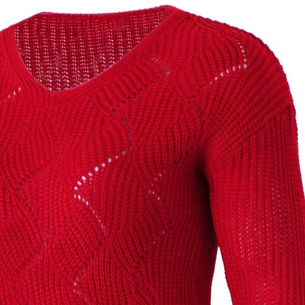 Sweter damski duże rozmiary elegancki sweterek swetry damskie roz. 46/48 - Jabos.pl