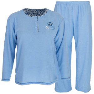 Piżama damska bawełniana frota