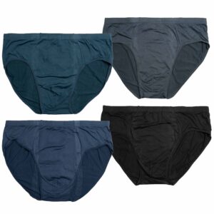 Majtki męskie bambusowe 4-pak antybakteryjne bawełna elastyczne slipy
