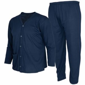 Piżama męska rozpinana bawełniana długi rękaw długie spodnie rozmiar XL/XXL