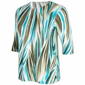 Bluzka Tunika damska z kieszeniami rękaw 3/4 Duży rozmiar