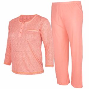 Piżama damska bawełniana długi rękaw spodnie długie Piżamy