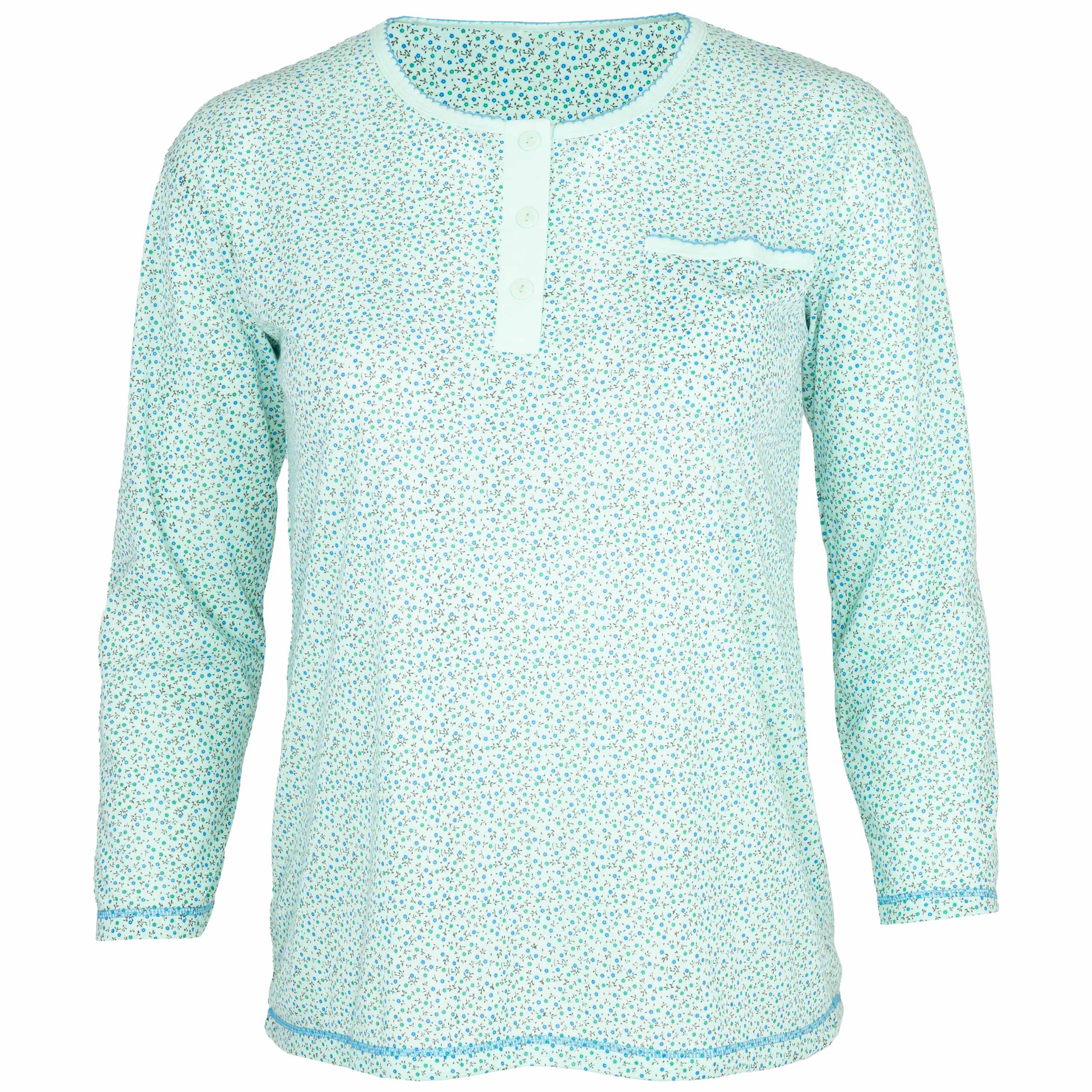 Piżama damska bawełniana długi rękaw spodnie długie Piżamy rozmiar 5XL/ 6XL 4 Piżama damska bawełniana długi rękaw spodnie długie Piżamy