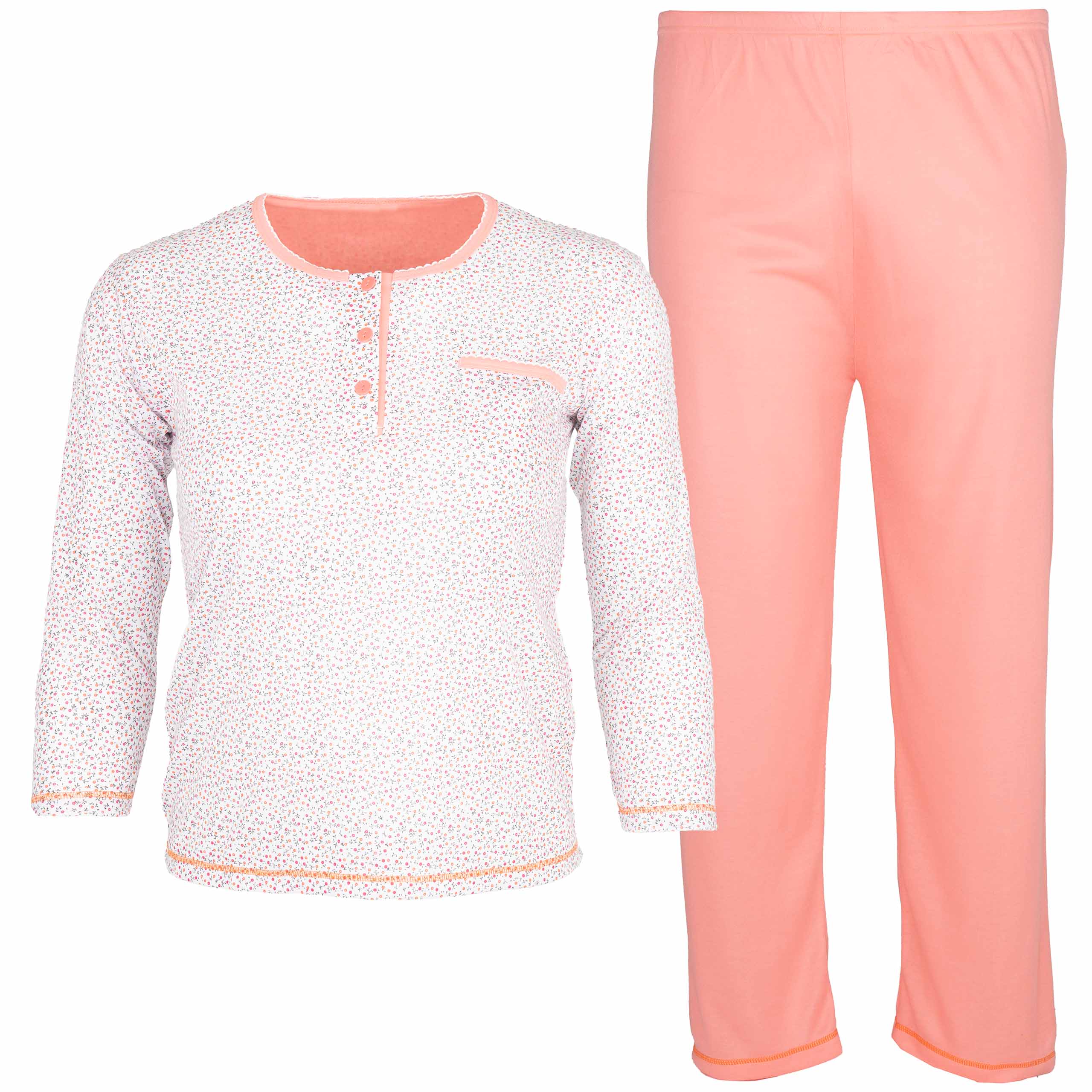 Piżama damska bawełniana komplet dwuczęściowa długi rękaw bawełna rozmiar M 2 Piżama damska bawełniana polar dwuczęściowa długi rękaw bawełna