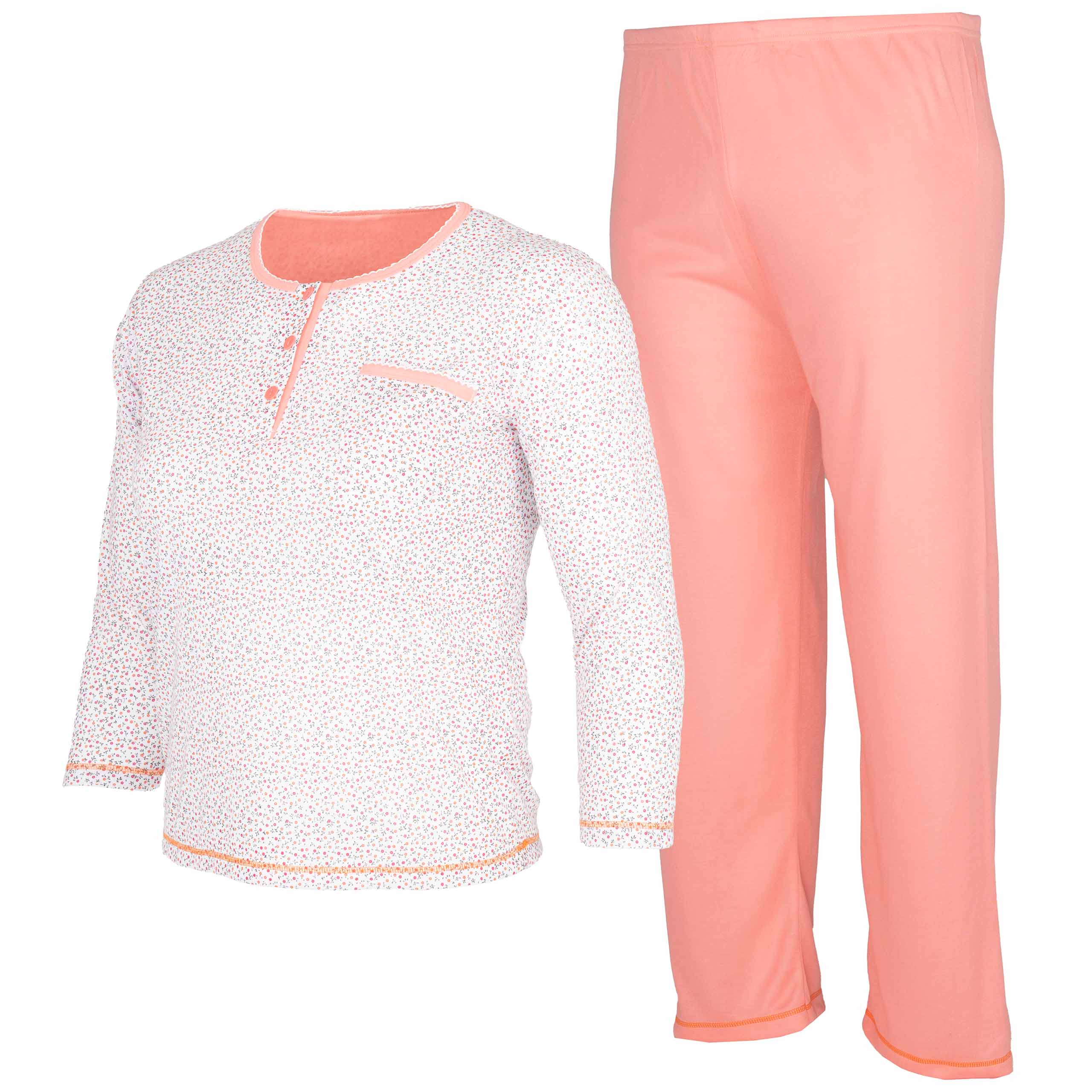 Piżama damska bawełniana komplet dwuczęściowa długi rękaw bawełna rozmiar M 1 Piżama damska bawełniana polar dwuczęściowa długi rękaw bawełna