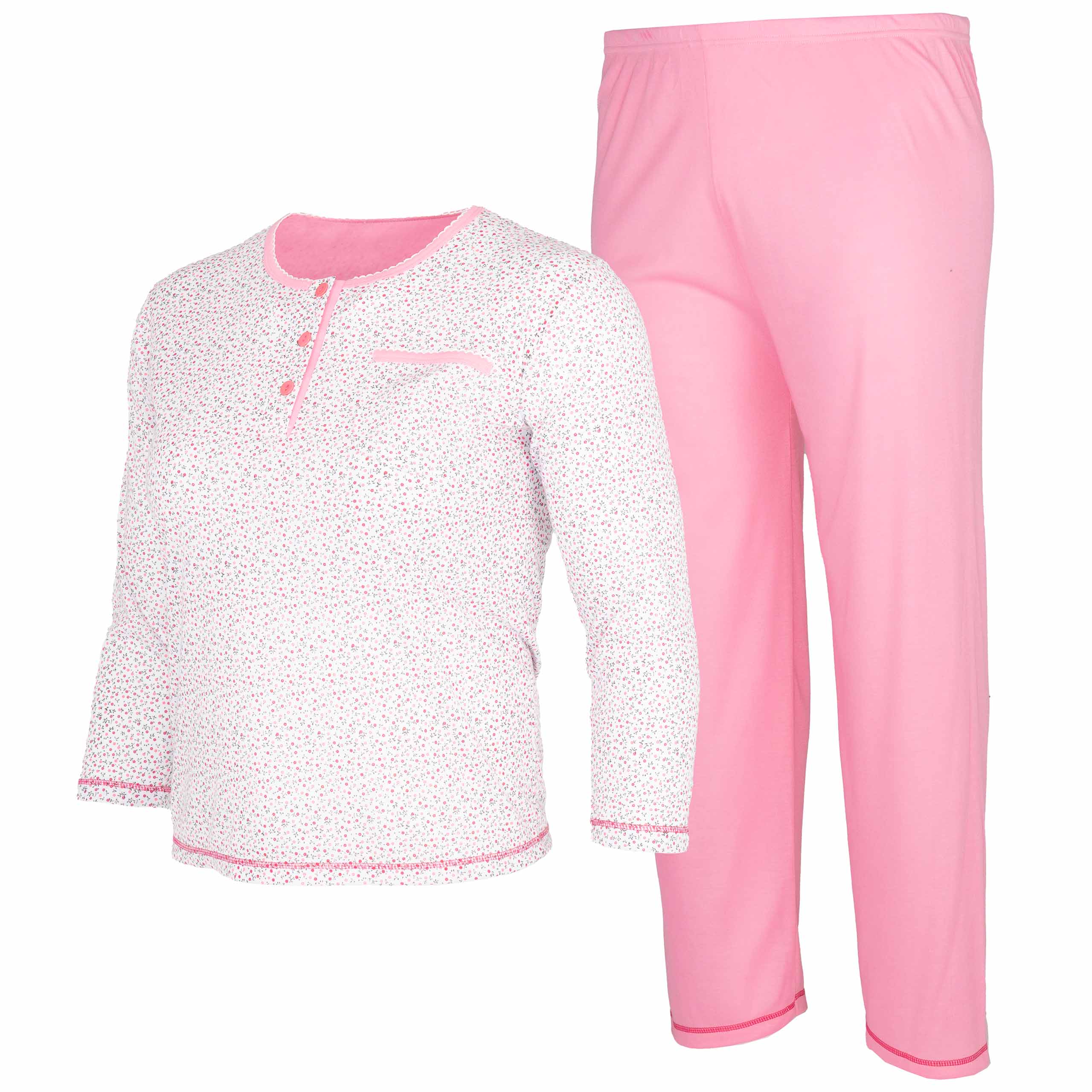 Piżama damska bawełniana komplet dwuczęściowa długi rękaw bawełna rozmiar M 1 Piżama damska bawełniana polar dwuczęściowa długi rękaw bawełna