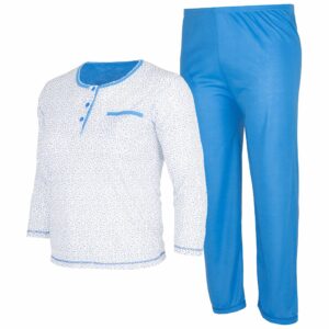 Strona główna 2 Piżama damska bawełniana polar dwuczęściowa długi rękaw bawełna