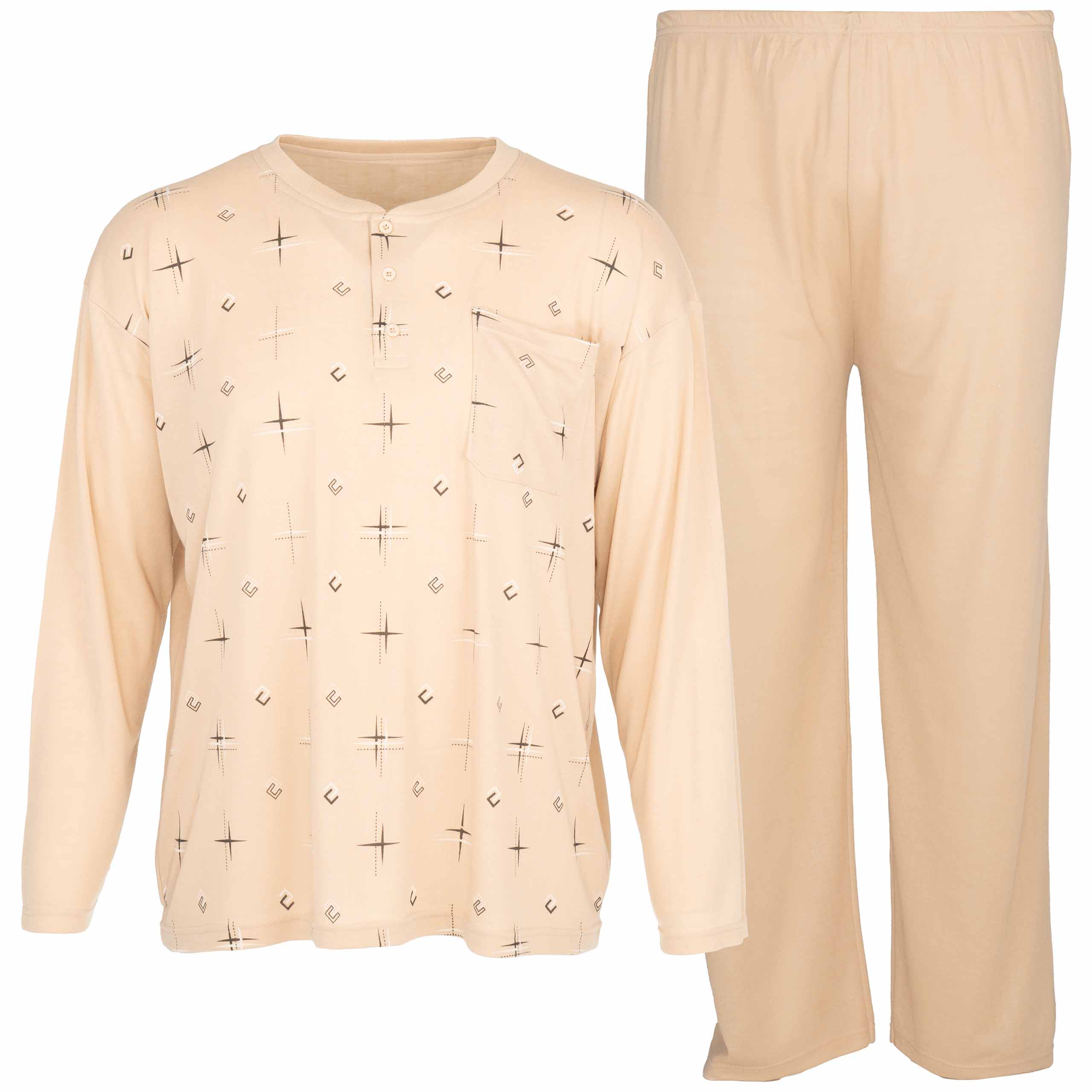 PIŻAMA MĘSKA bawełniana długi rękaw długie spodnie SPODNIE L / XL 2 PIŻAMA MĘSKA bawełniana Frota długi rękaw pidżama Frotte SPODNIE