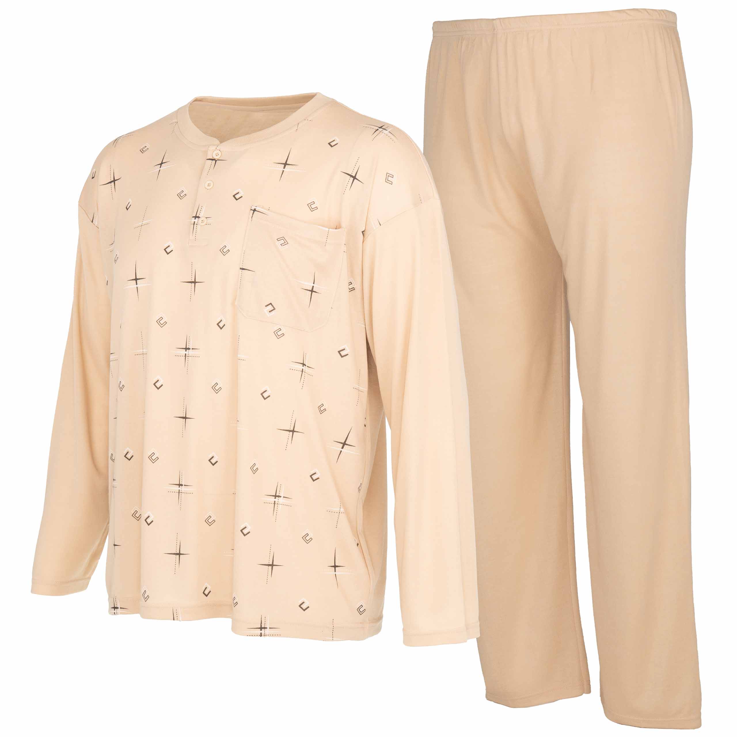 PIŻAMA MĘSKA bawełniana długi rękaw długie spodnie SPODNIE L / XL 1 PIŻAMA MĘSKA bawełniana Frota długi rękaw pidżama Frotte SPODNIE