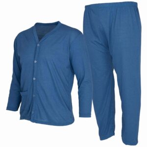 Piżama męska rozpinana bawełniana długi rękaw długie spodnie rozmiar XL/XXL