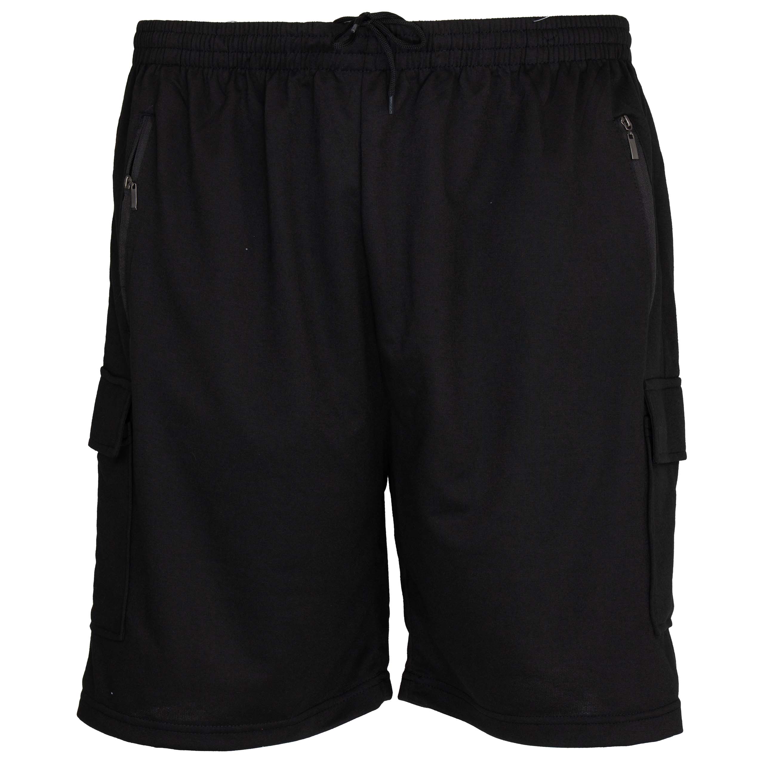 Bojówki spodenki Krótkie męskie dresy luźne duże rozmiary 6XL / 7XL 3 Bojówki spodenki Krótkie męskie dresy luźne duże rozmiary 6XL / 7XL - obrazek 3