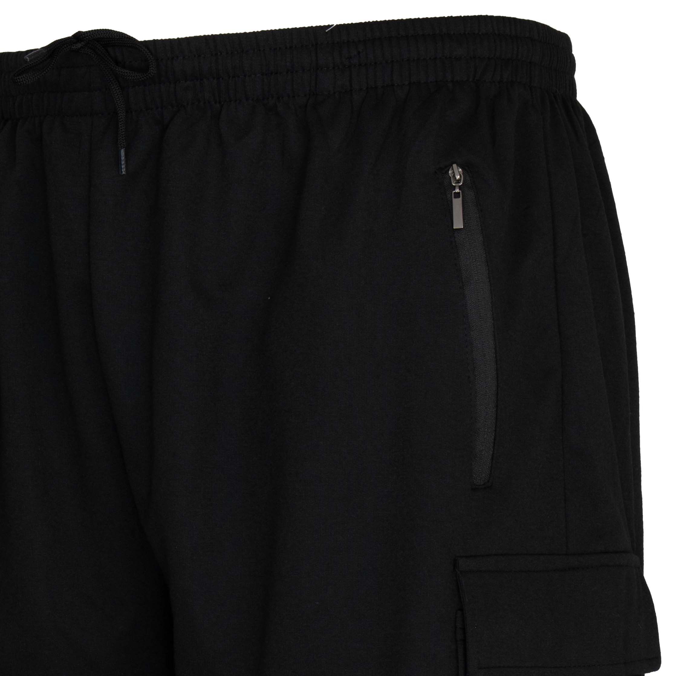 Bojówki spodenki Krótkie męskie dresy luźne duże rozmiary 6XL / 7XL 4 Bojówki spodenki Krótkie męskie dresy luźne duże rozmiary 6XL / 7XL - obrazek 4
