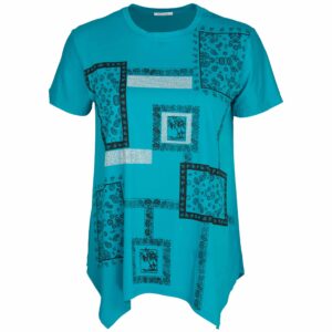 Bluzka Tunika eleganckie Bluzki Damskie bluzeczki duży rozmiar 50 / 52