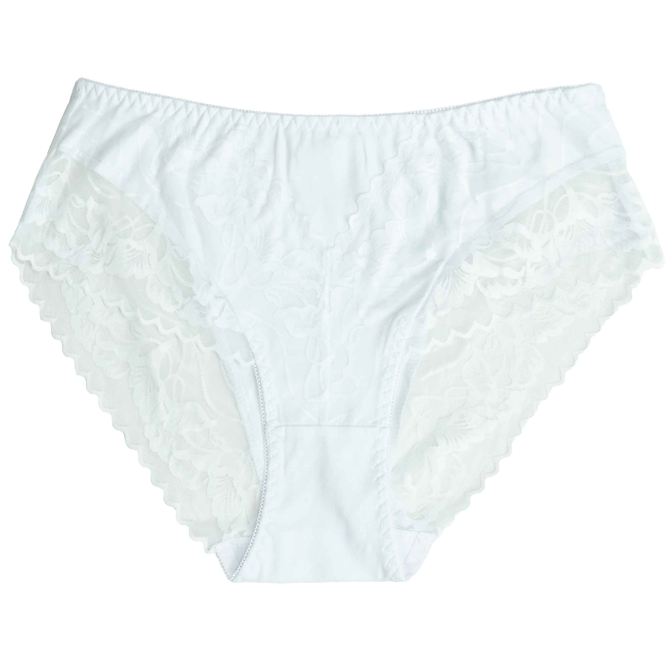 Majtki damskie figi koronka bawełniane bawełna 6pak wysoki stan 3XL 7 Majtki damskie figi koronka bawełniane bawełna 6pak wysoki stan 3XL - obrazek 7