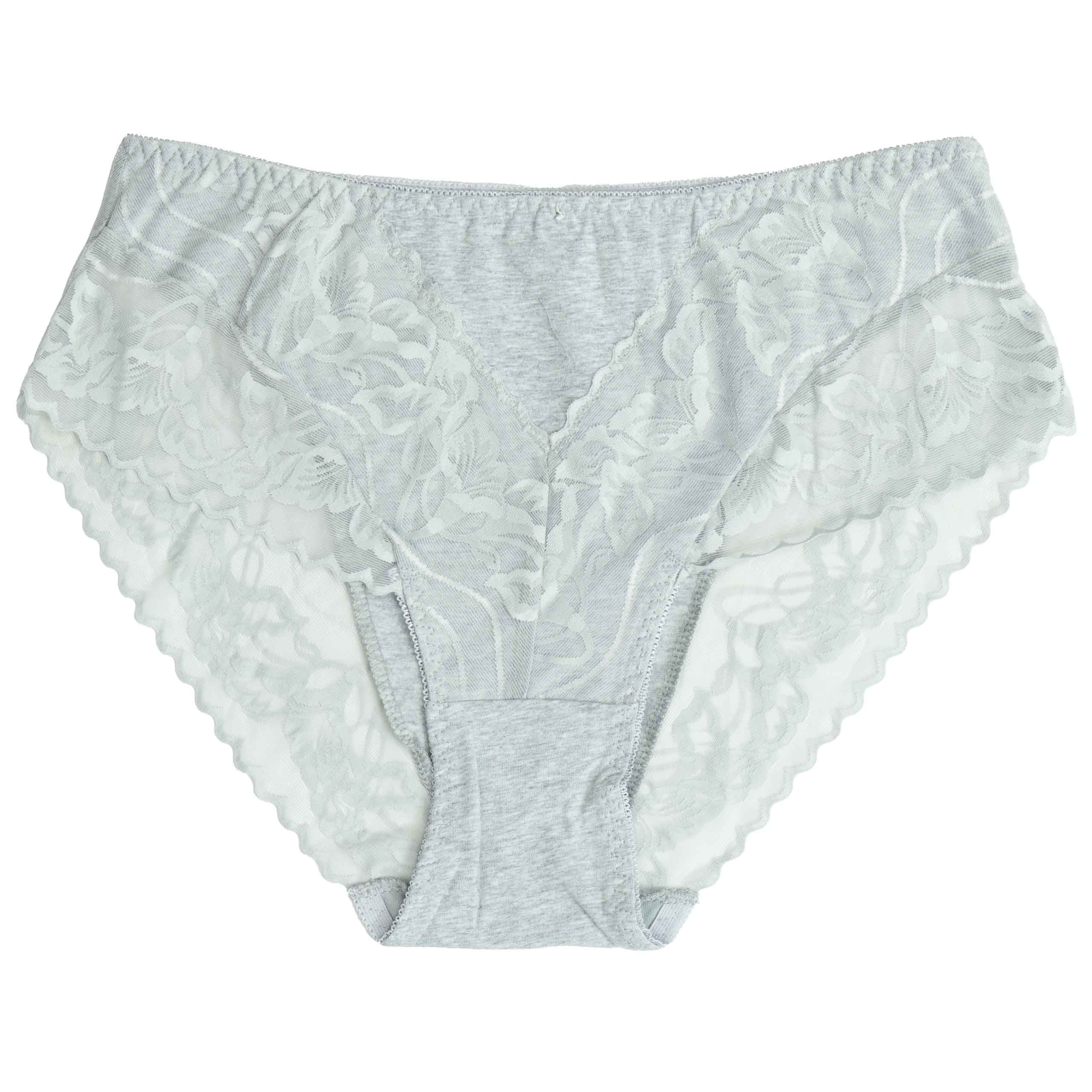 Majtki damskie figi koronka bawełniane bawełna 6pak wysoki stan 3XL 4 Majtki damskie figi koronka bawełniane bawełna 6pak wysoki stan 3XL - obrazek 4
