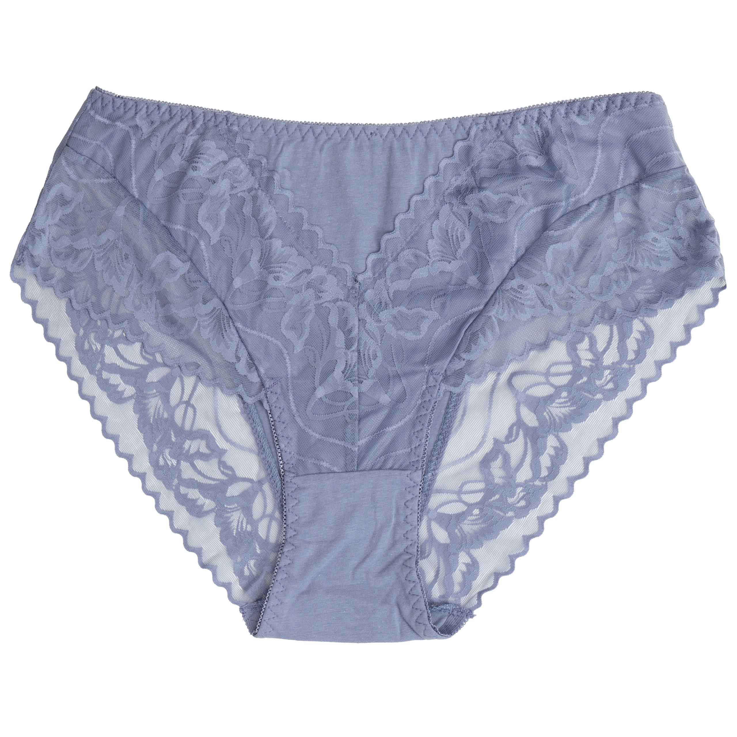 Majtki damskie figi koronka bawełniane bawełna 6pak wysoki stan 3XL 6 Majtki damskie figi koronka bawełniane bawełna 6pak wysoki stan 3XL - obrazek 6