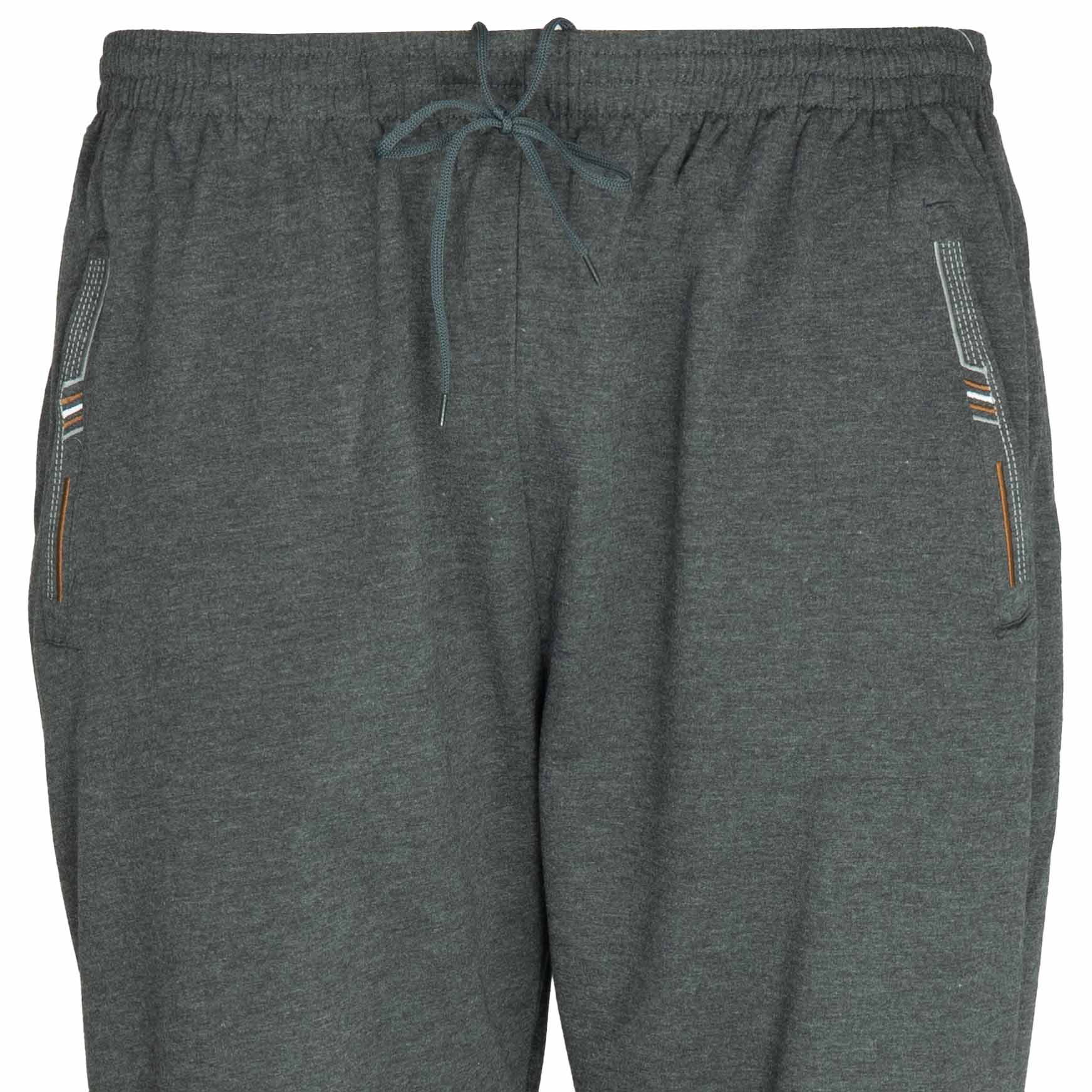 Spodnie dresowe męskie ze ściągaczem duże rozmiary dres duży 4XL / 5XL 3 Spodnie dresowe męskie ze ściągaczem duże rozmiary dres duży