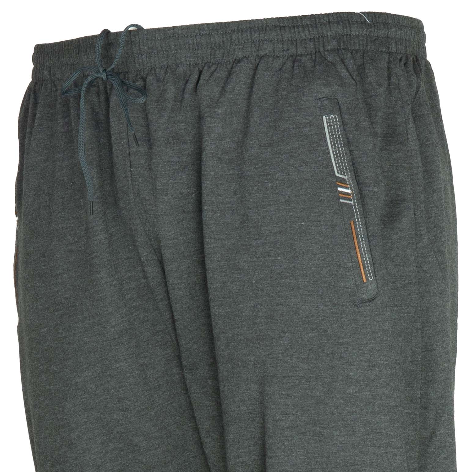 Spodnie dresowe męskie ze ściągaczem duże rozmiary dres duży 4XL / 5XL 2 Spodnie dresowe męskie ze ściągaczem duże rozmiary dres duży