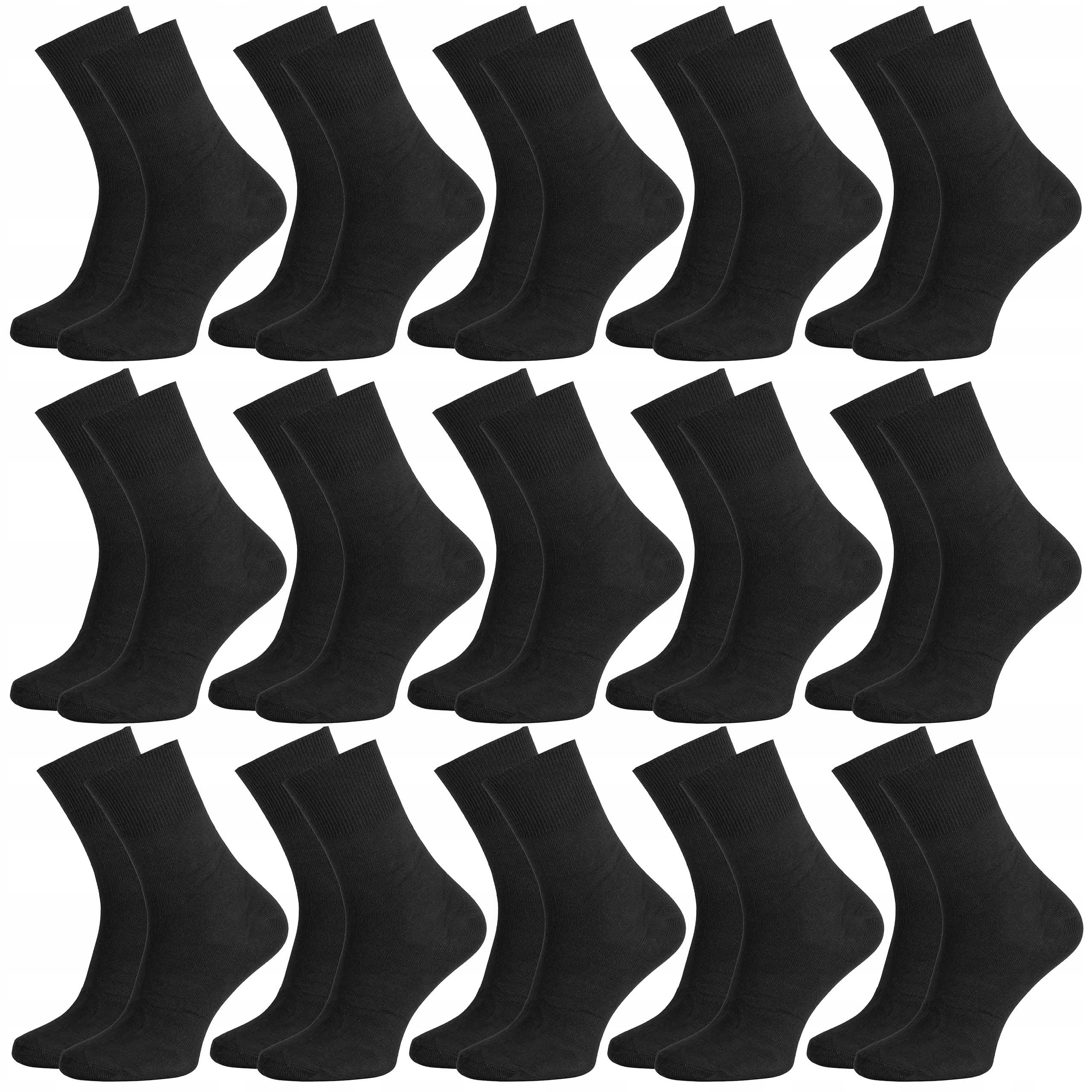 15 Par Skarpetki czarne bawełniane męskie sportowe Skarpety bawełna 40-43 1 15 Par Skarpetki czarne bawełniane męskie sportowe Skarpety bawełna 40-43 – czarne