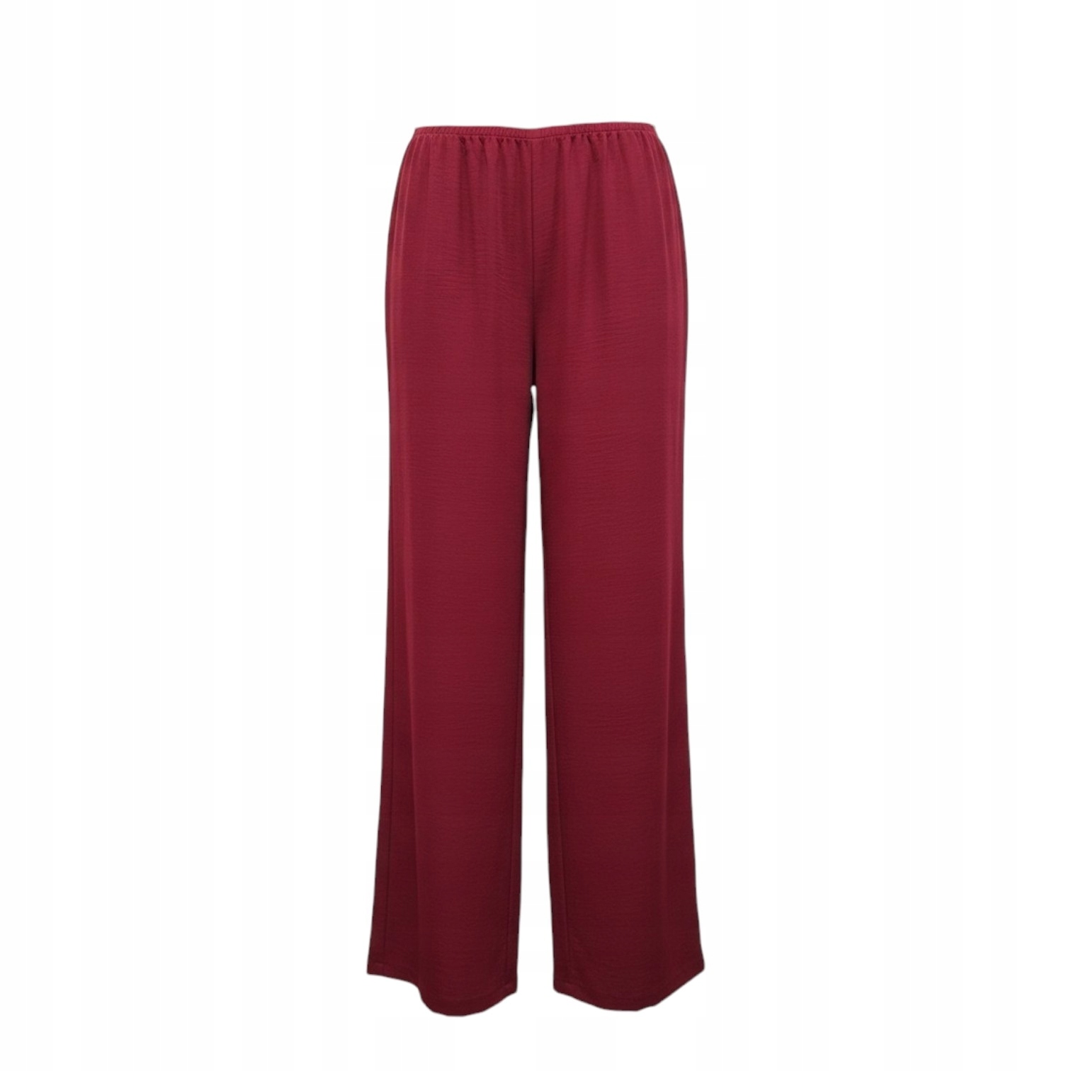 Komplet damski bluzka kwiaty wiązana cienkie spodnie letni plus size 46/48 4 Komplet damski bluzka kwiaty wiązana – bordo