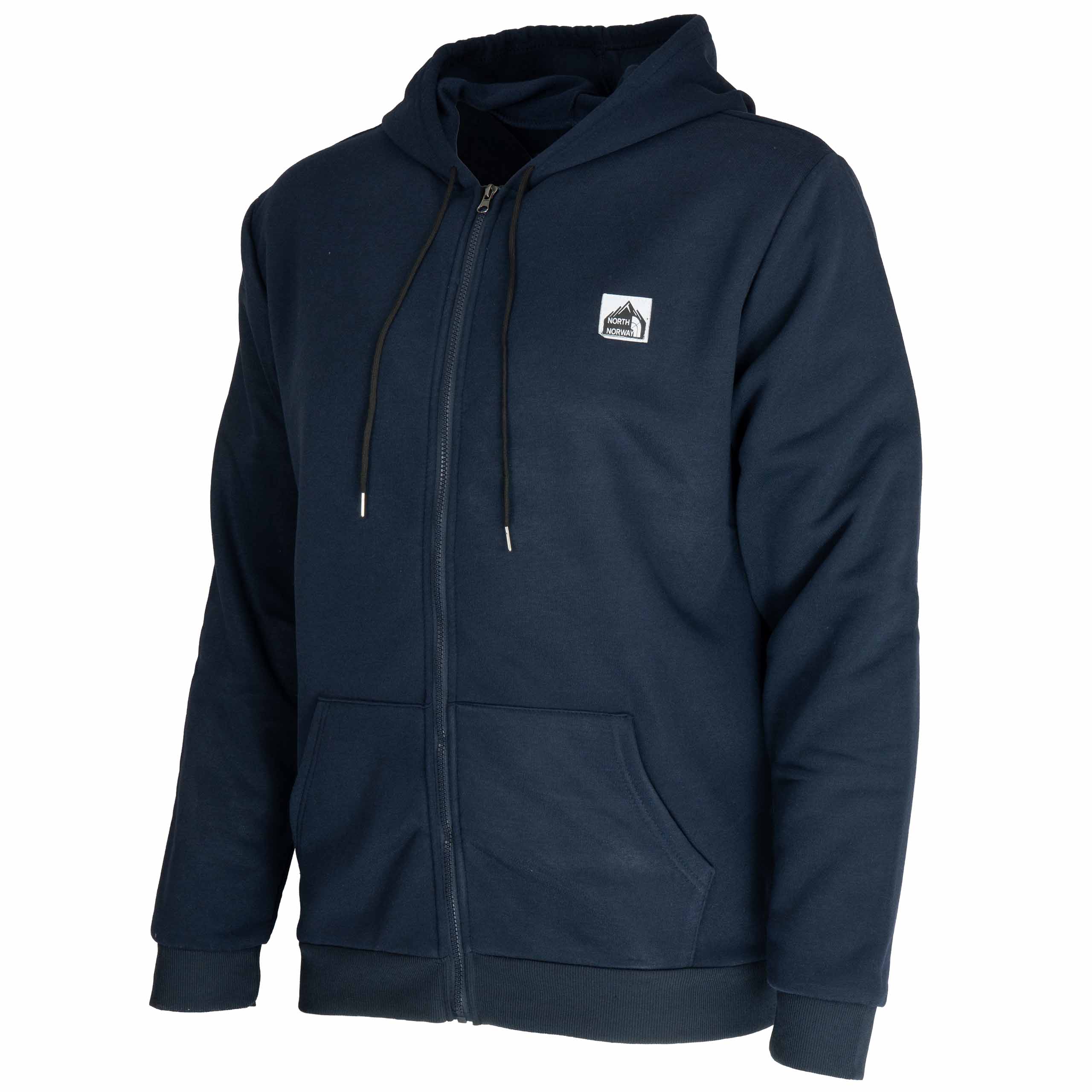 Dres męski komplet BAWEŁNIANY bluza Z KAPTUREM rozpinana i spodnie M/L 5 Dres męski komplet: bluza z kapturem i spodnie, kolor granatowy – bluza pod kątem
