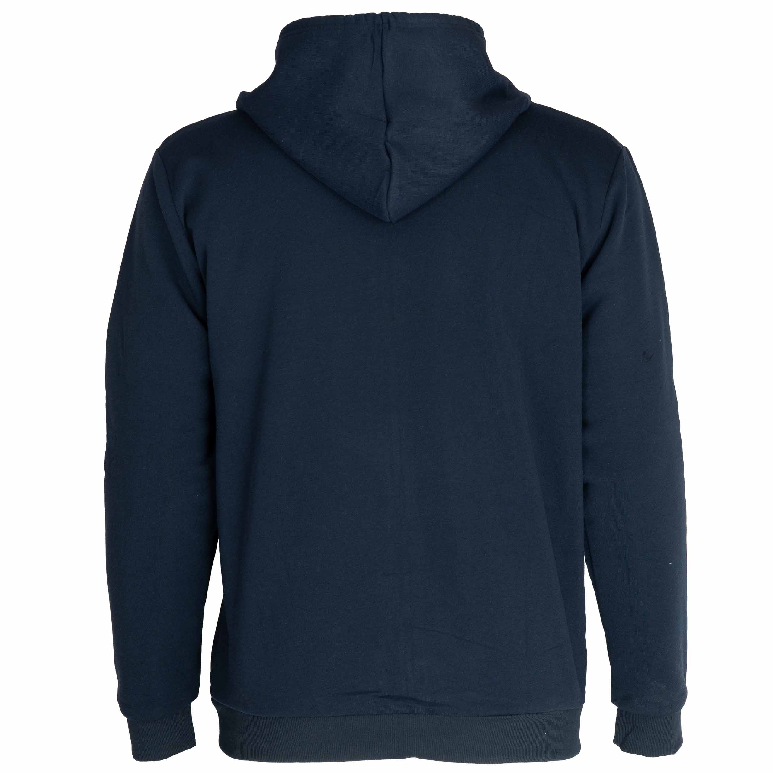 Dres męski komplet BAWEŁNIANY bluza Z KAPTUREM rozpinana i spodnie M/L 6 Dres męski komplet: bluza z kapturem i spodnie, kolor granatowy – bluza tył