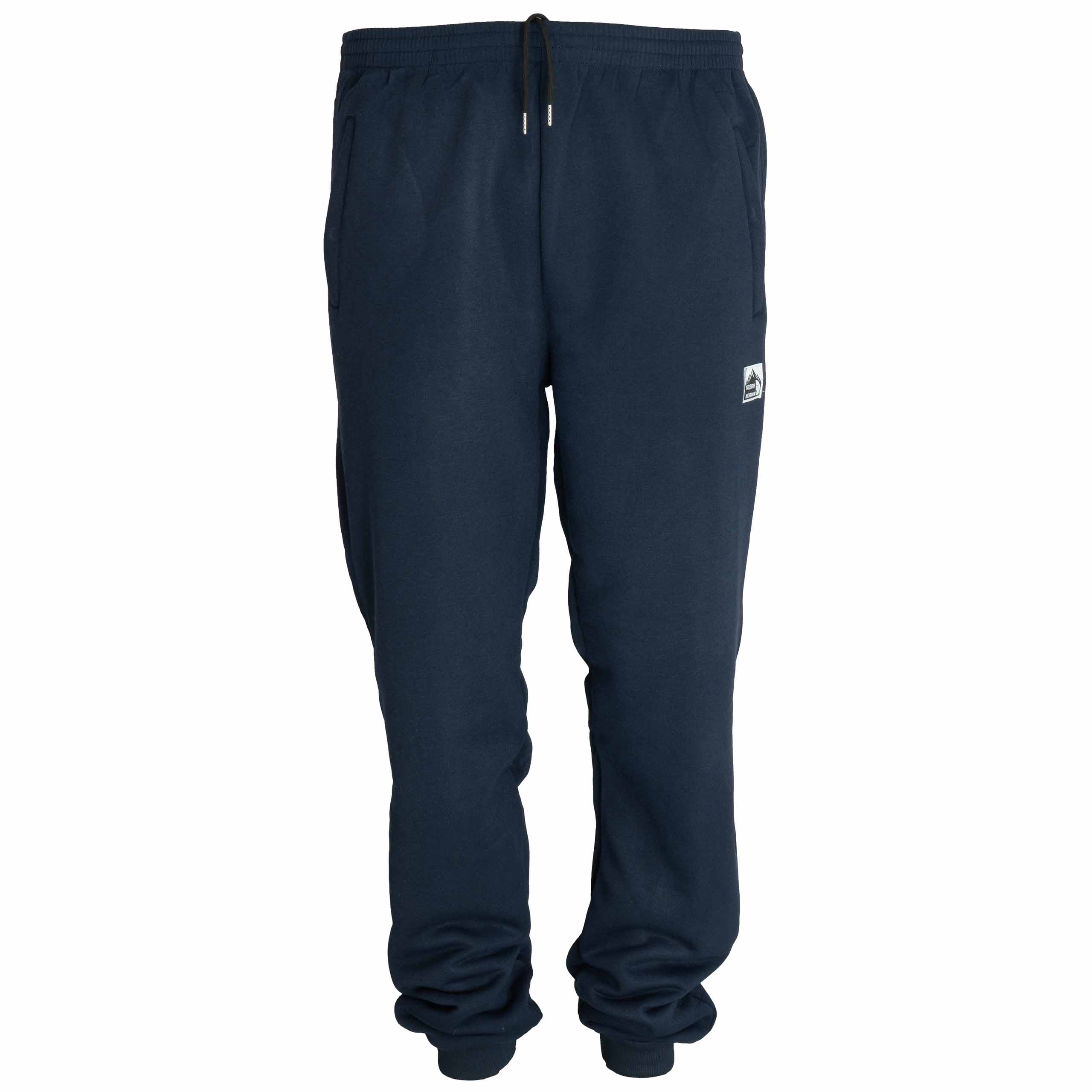 Dres męski komplet BAWEŁNIANY bluza Z KAPTUREM rozpinana i spodnie M/L 7 Dres męski komplet: bluza z kapturem i spodnie, kolor granatowy – spodnie przód