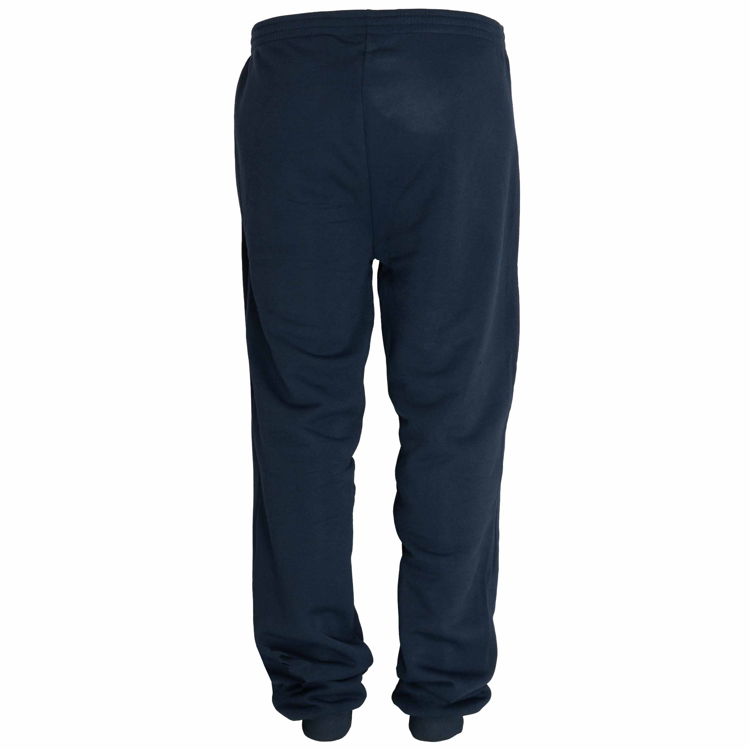Dres męski komplet BAWEŁNIANY bluza Z KAPTUREM rozpinana i spodnie M/L 9 Dres męski komplet: bluza z kapturem i spodnie, kolor granatowy – spodnie tył