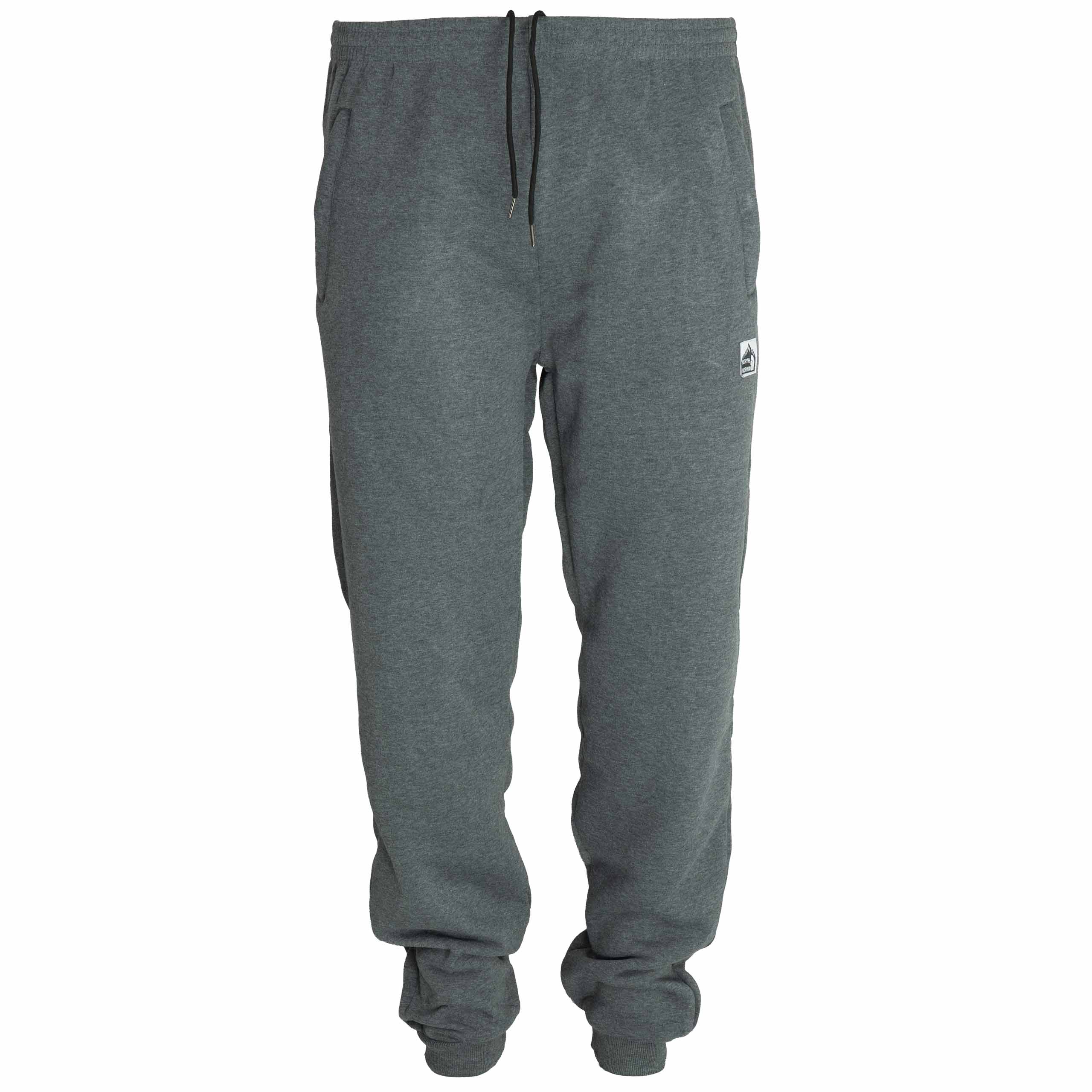 Dres męski komplet BAWEŁNIANY bluza Z KAPTUREM rozpinana i spodnie L/XL 7 Dres męski komplet: bluza z kapturem i spodnie, kolor jasnoszary melanż – spodnie przód