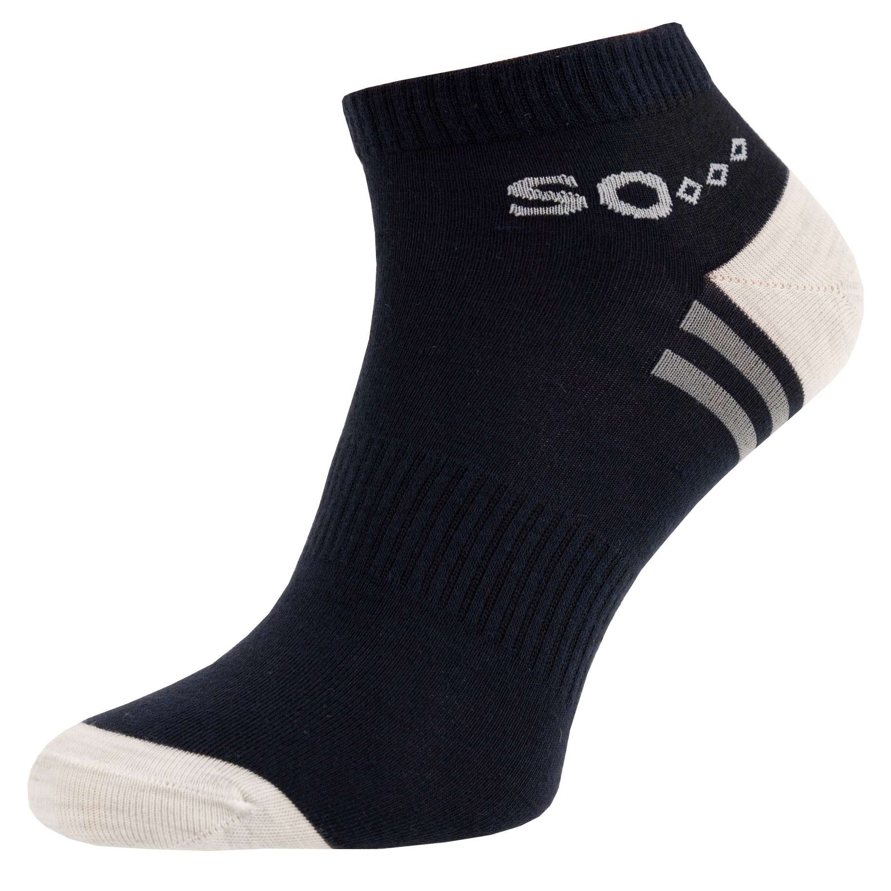 5 Par Skarpetki męskie Białe Szare Czarne Skarpety Bawełniane rozmiar 43-46 11 15917218703