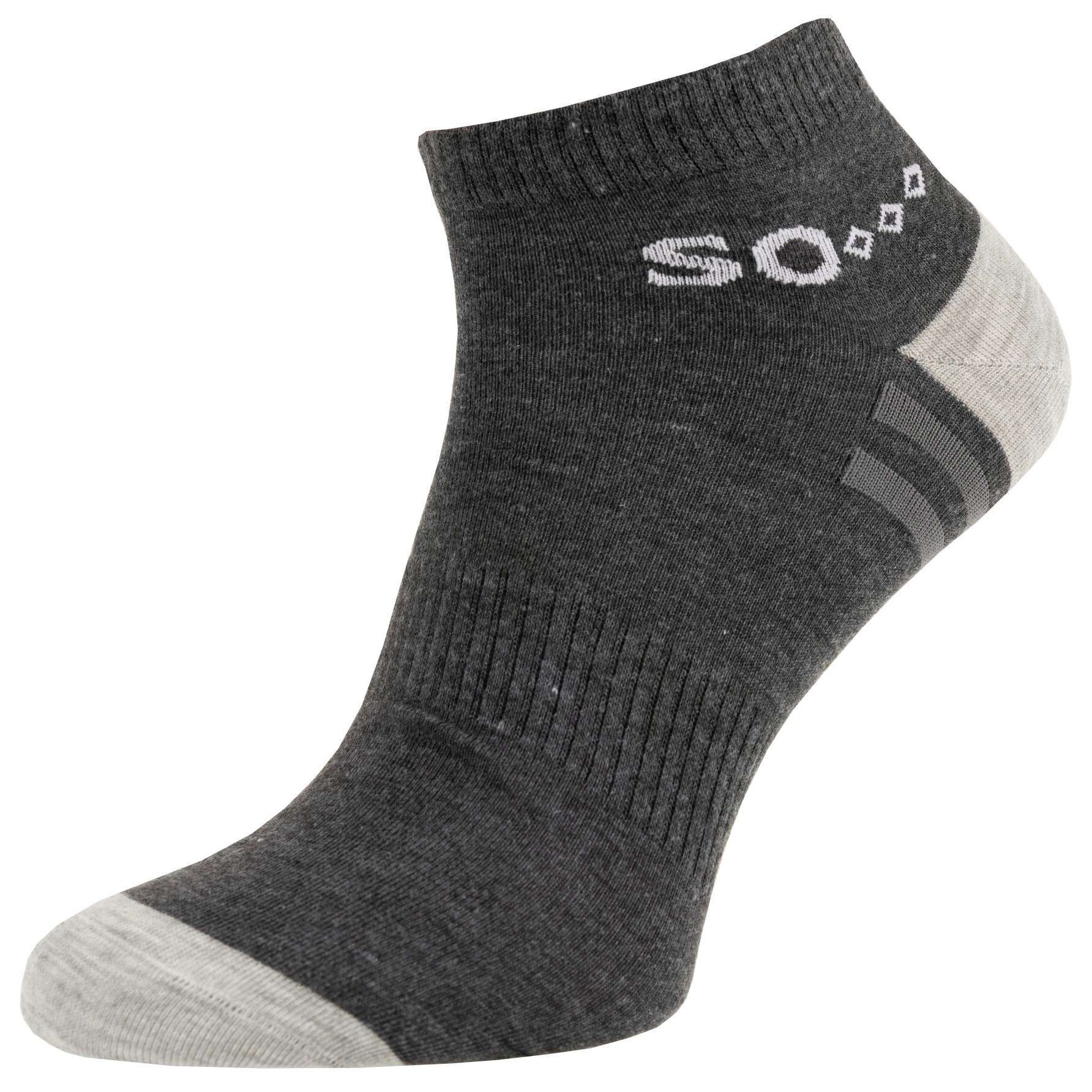 5 Par Skarpetki męskie Białe Szare Czarne Skarpety Bawełniane rozmiar 43-46 13 15917218703