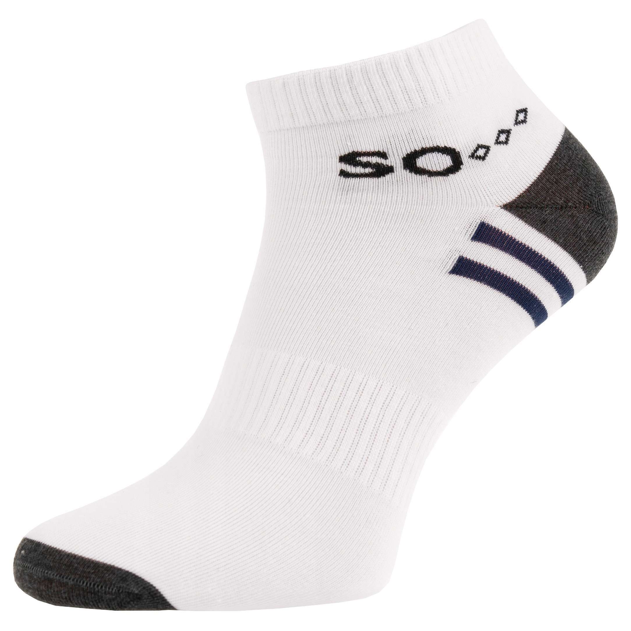 5 Par Skarpetki męskie Białe Szare Czarne Skarpety Bawełniane rozmiar 43-46 9 15917218703