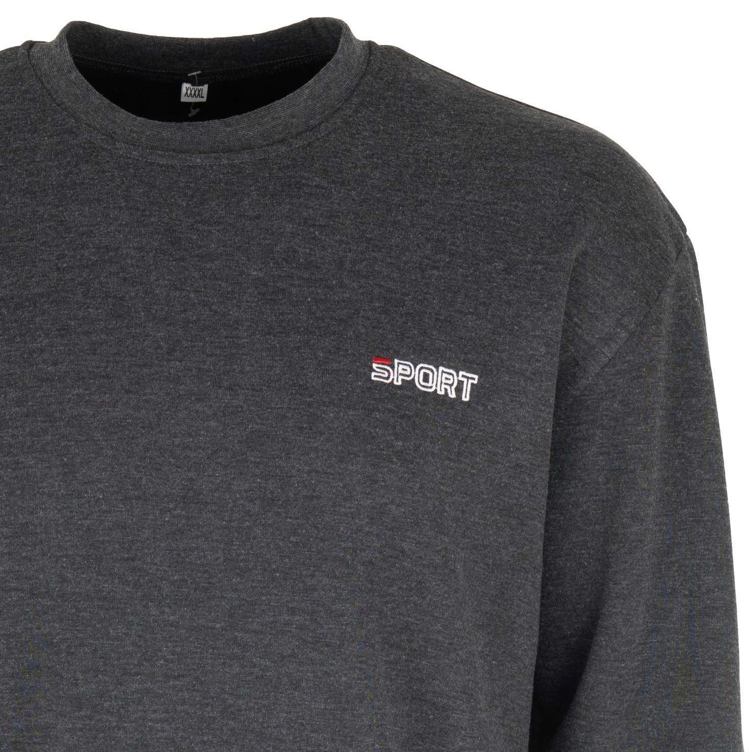 bluza męska dresowa bez kaptura duże rozmiary ciepła Duża 6XL / 7XL 4 16132180913