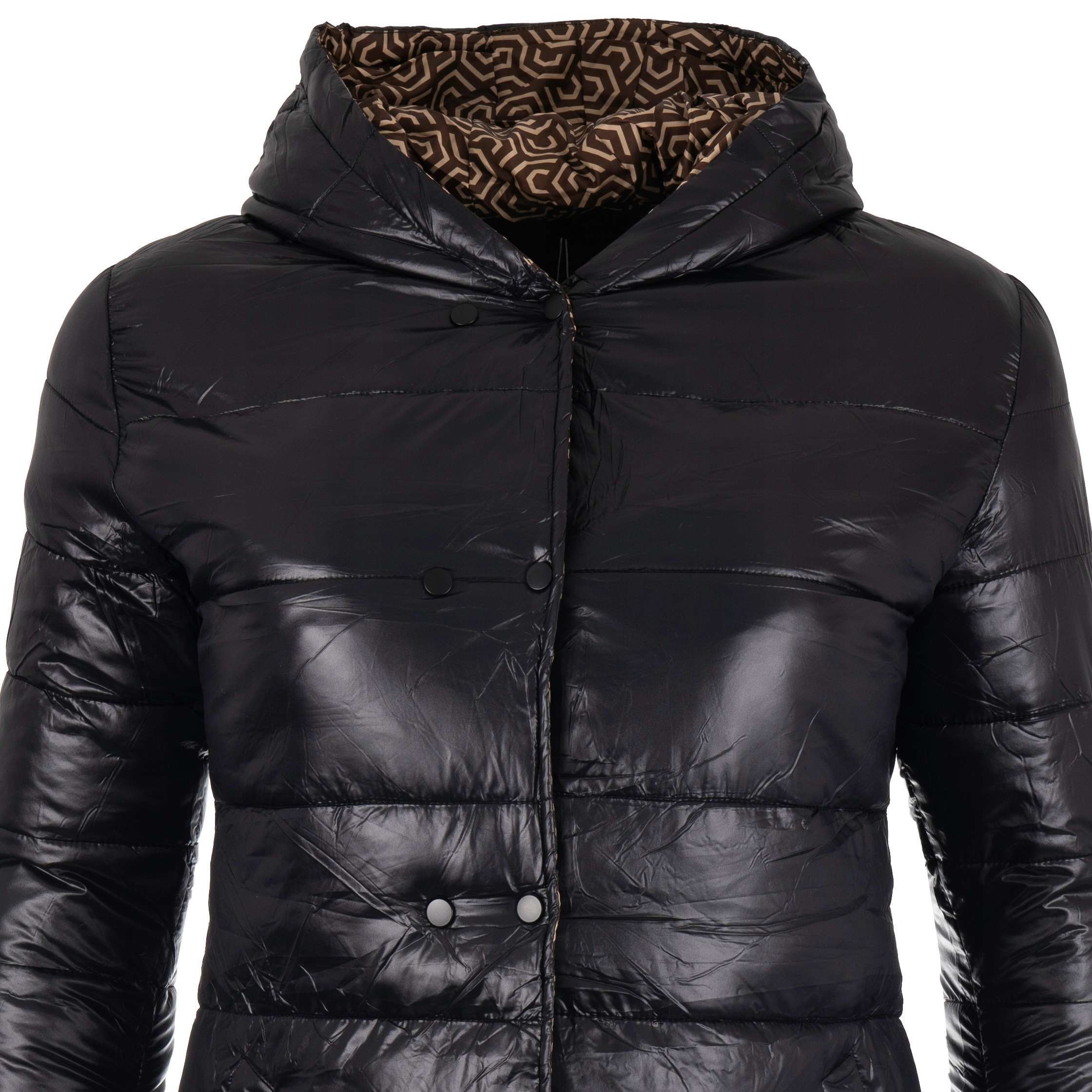 Kurtka damska płaszczyk ocieplana na napy z kapturem kurtki rozmiar L 4 16255505888