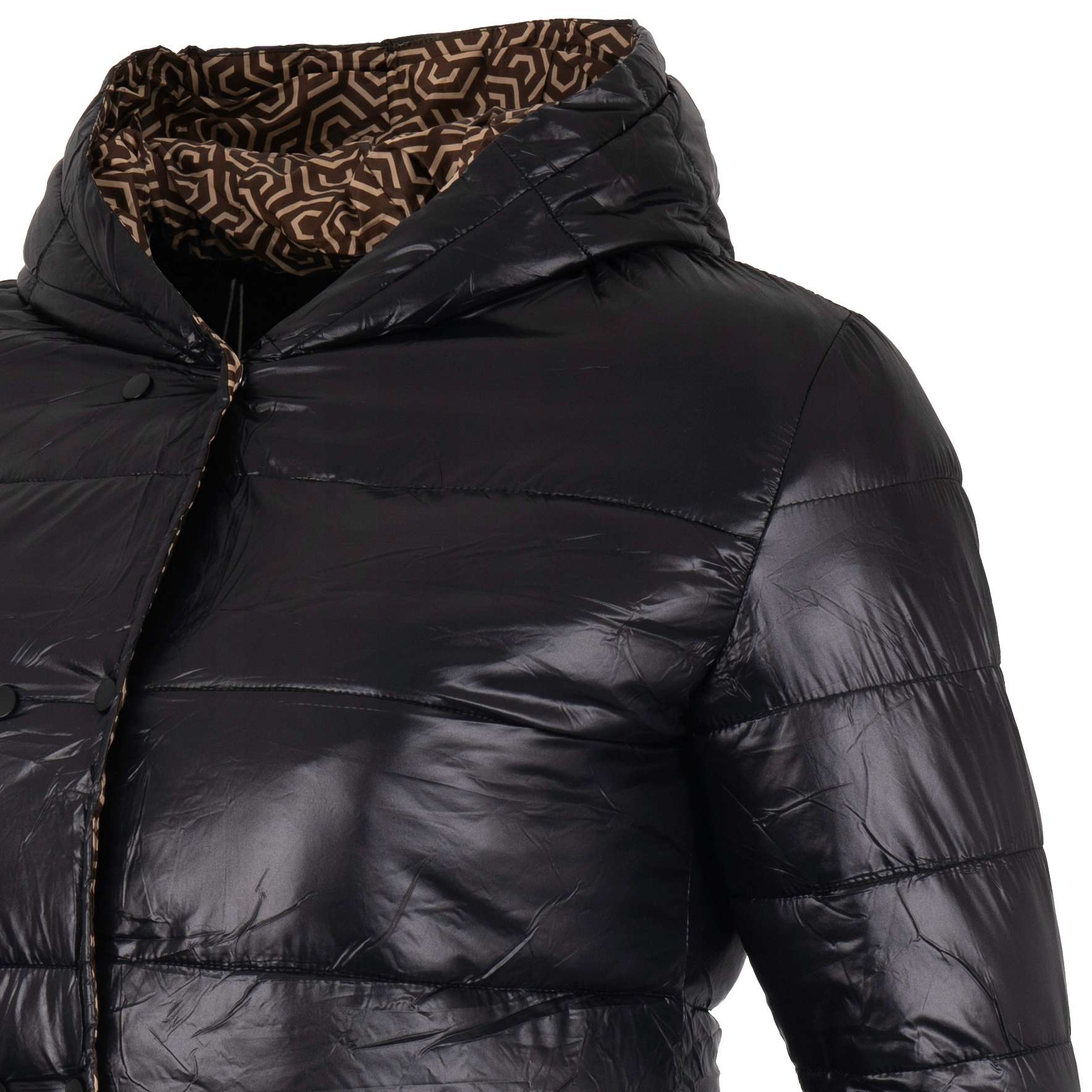 Kurtka damska płaszczyk ocieplana na napy z kapturem kurtki rozmiar L 5 16255505888