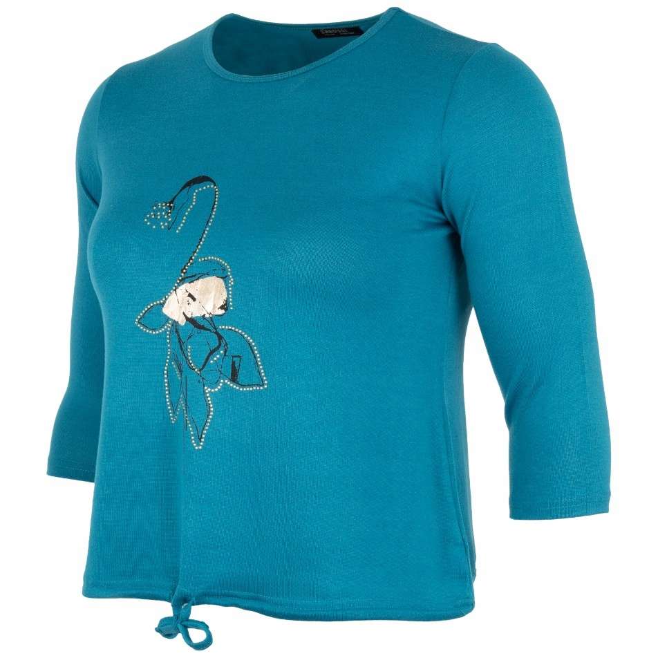 Elegancka Bluzka damska Bluzki damskie z rękawem 3/4 rozmiar 44 / 46 2 16981517824