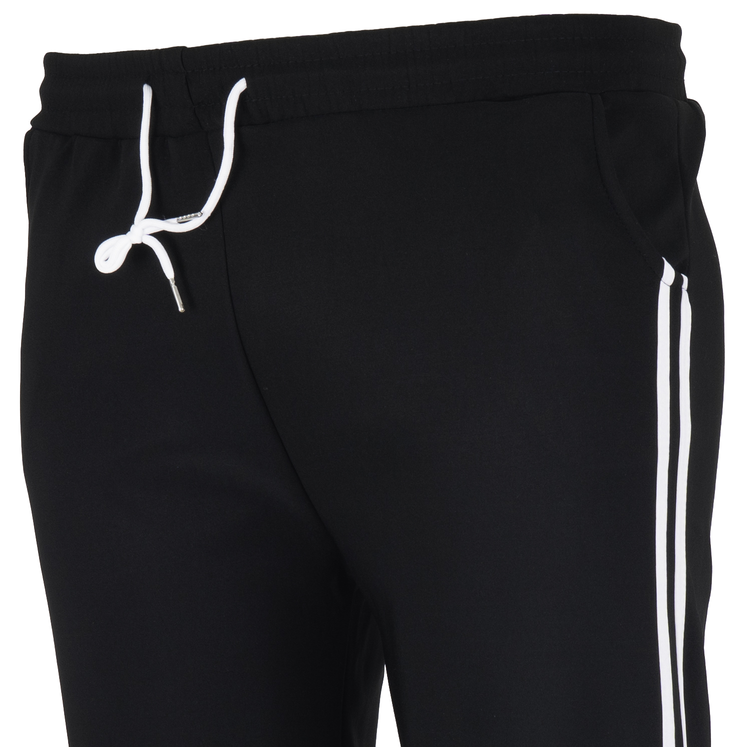 Spodnie damskie elastyczne z lampasem bryczesy Duże rozmiary 44 / 46 6 17266092447