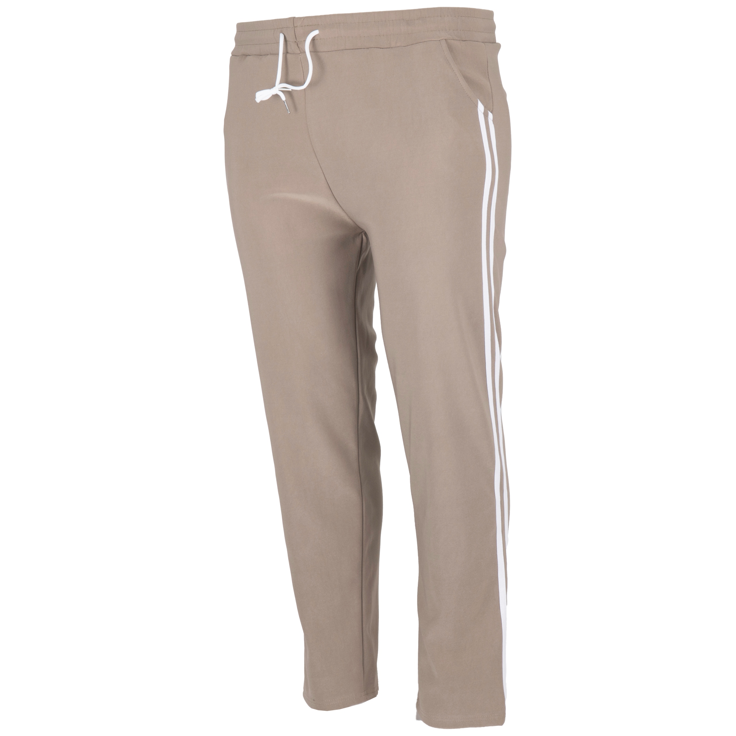 Spodnie damskie elastyczne z lampasem bryczesy Duże rozmiary 44 / 46 3 17266101561