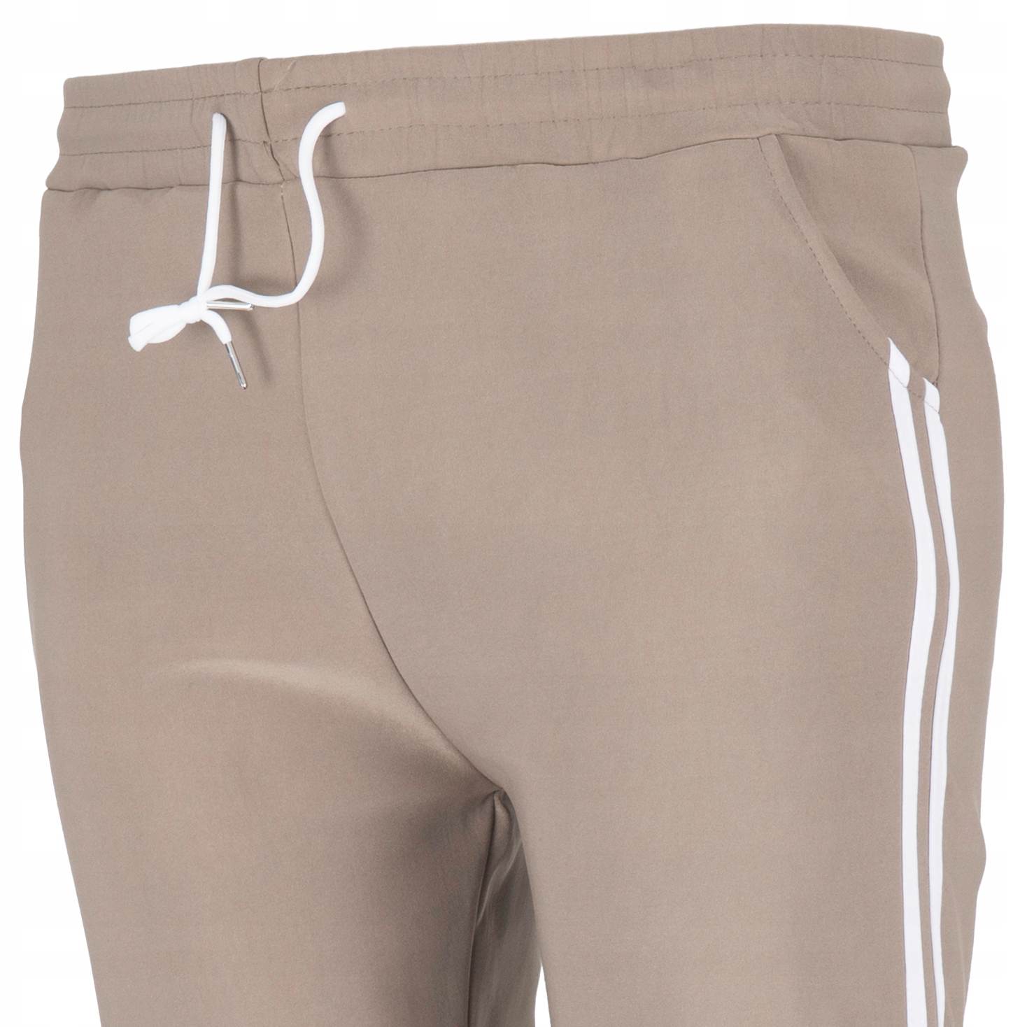 Spodnie damskie elastyczne z lampasem bryczesy Duże rozmiary 44 / 46 6 17266101561