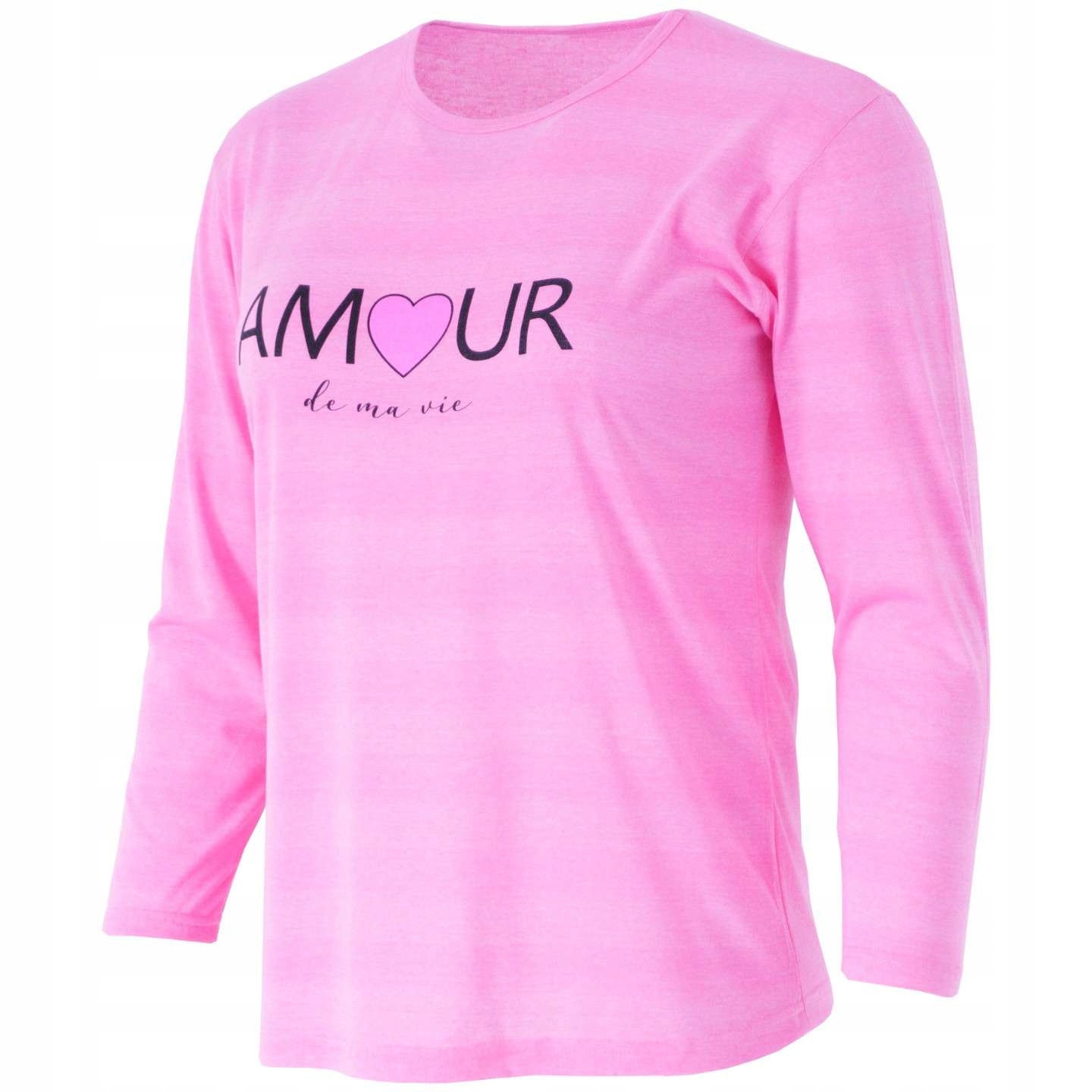 Piżama damska bawełniana ciepła duże rozmiary XL / XXL długi rękaw 5 17287140831