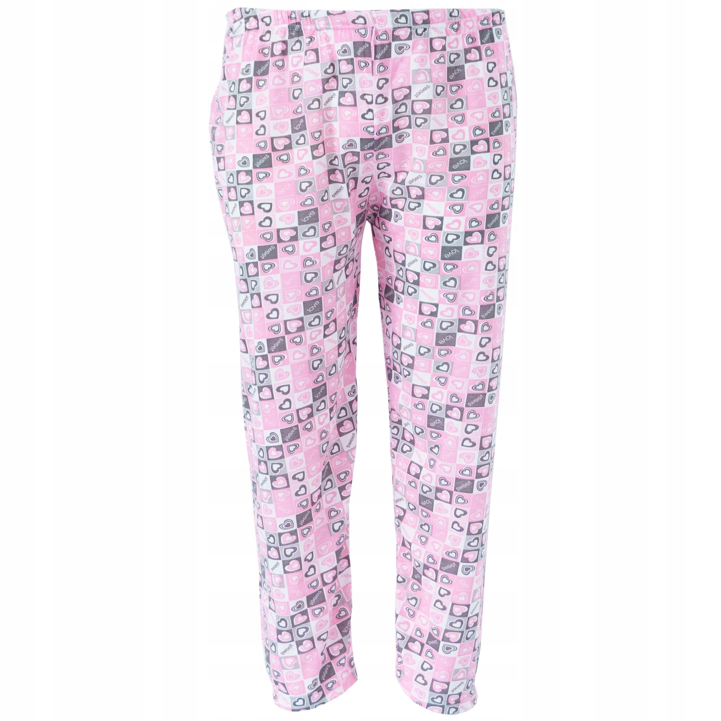 Piżama damska bawełniana ciepła duże rozmiary XL / XXL długi rękaw 7 17287140831