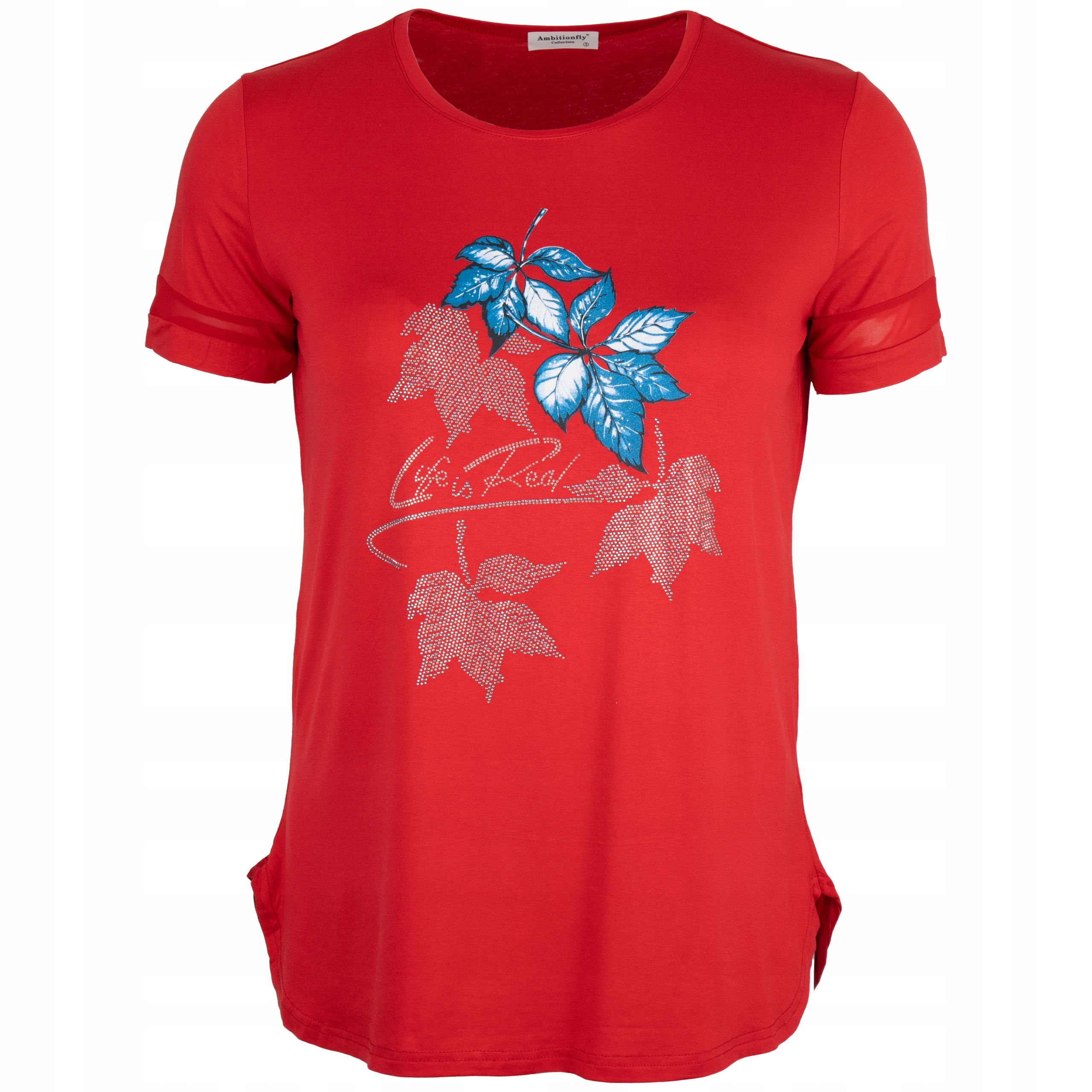 Bluzka koszulka podkoszulka damska Bluzki z krótkim rękawem rozmiar 50 / 52 1 17410619809