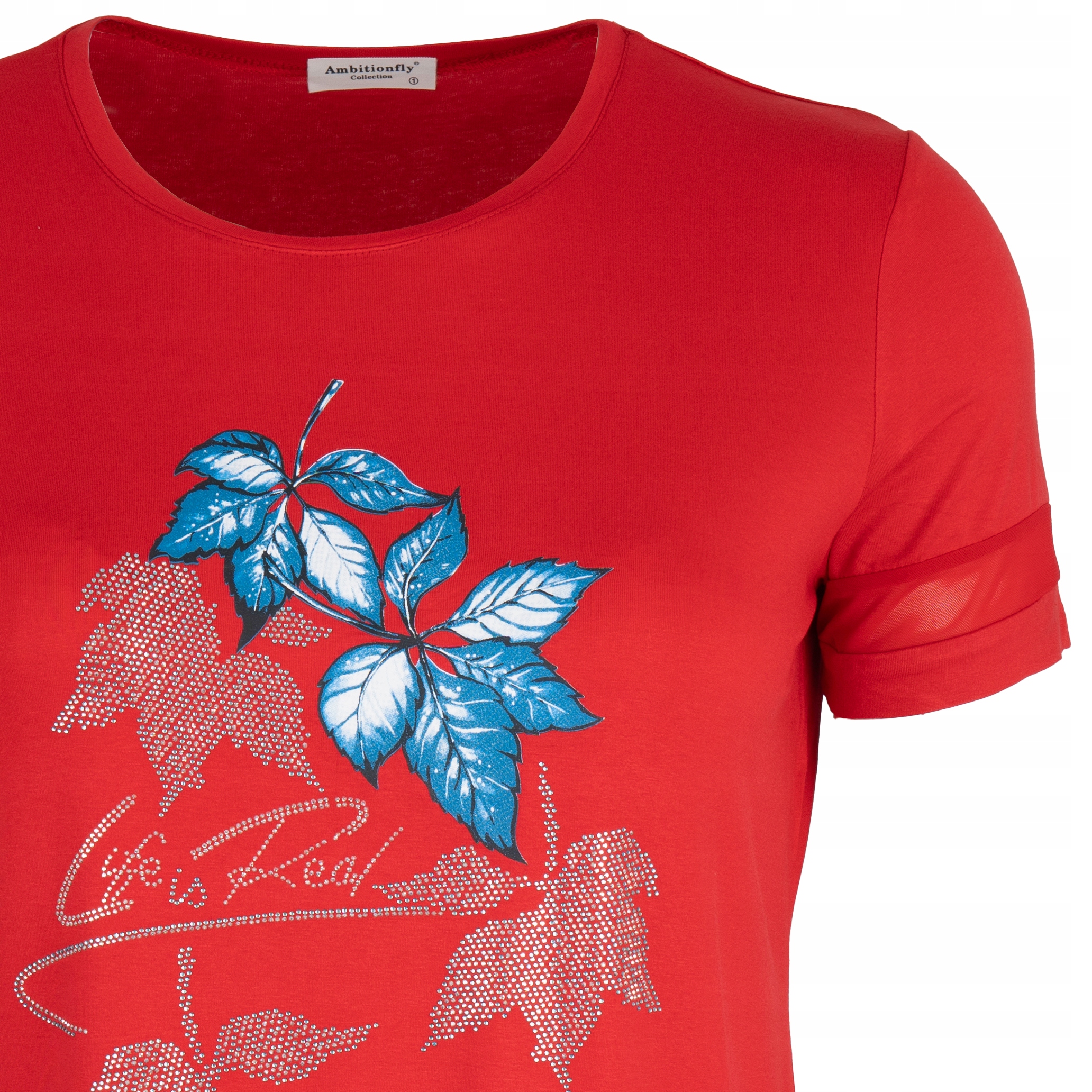 Bluzka koszulka podkoszulka damska Bluzki z krótkim rękawem rozmiar 50 / 52 4 17410619809