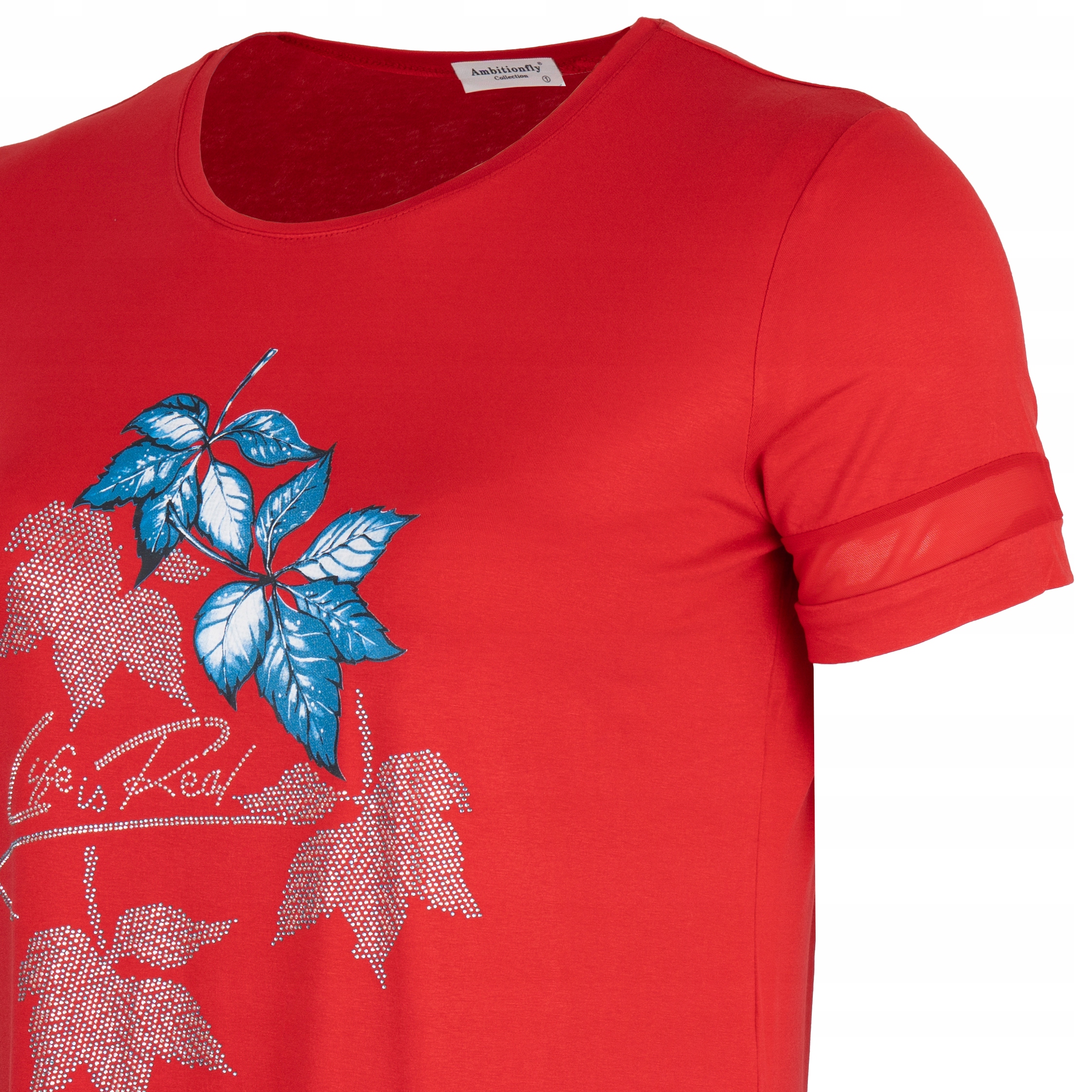 Bluzka koszulka podkoszulka damska Bluzki z krótkim rękawem rozmiar 50 / 52 5 17410619809