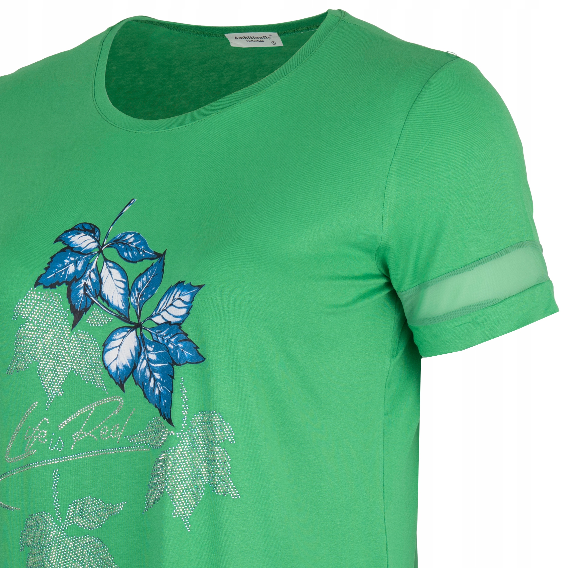 Bluzka koszulka podkoszulka damska Bluzki z krótkim rękawem rozmiar 50 / 52 5 17410629188