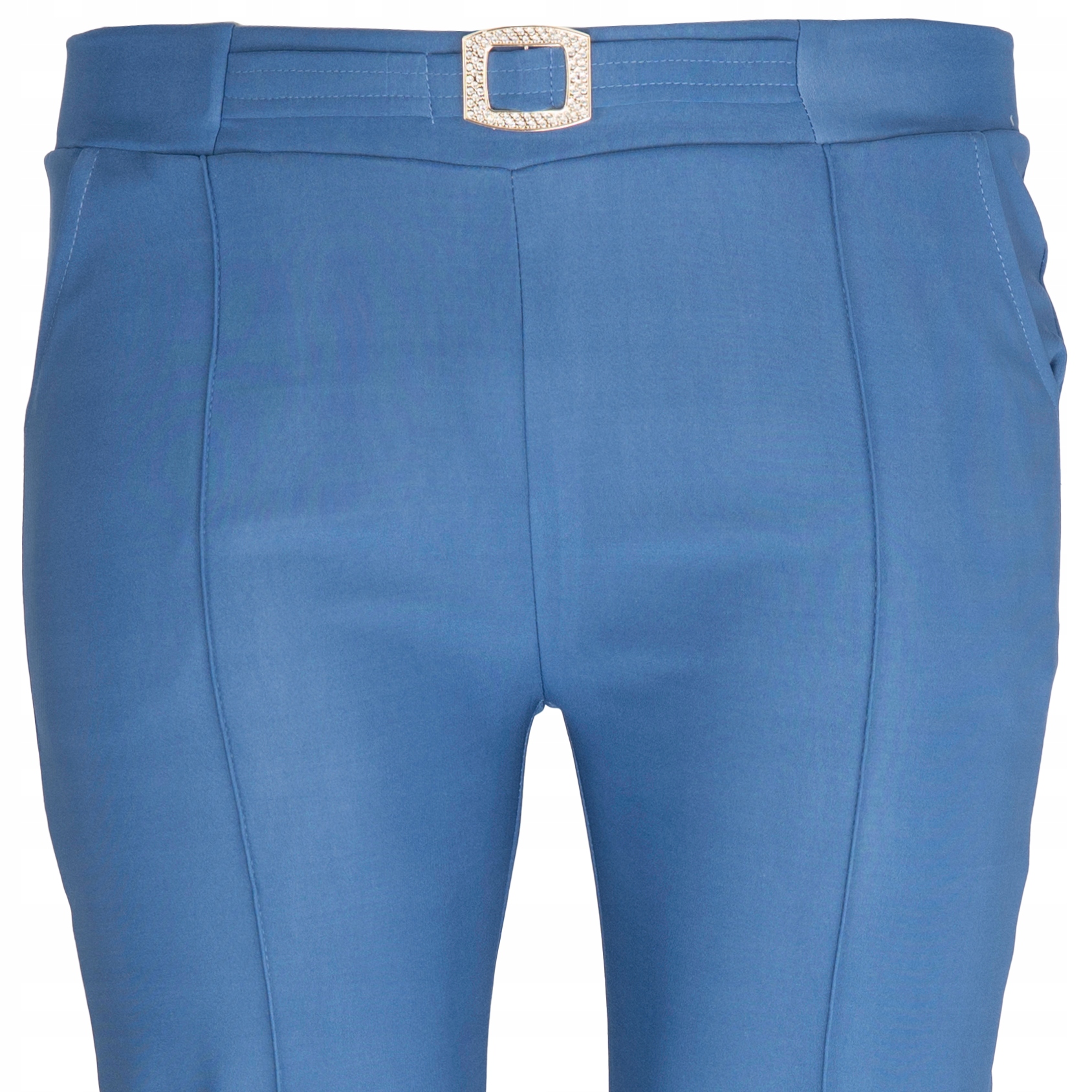 spodnie damskie elastyczne ELEGANCKIE ELASTYCZNE DUŻE ROZMIARY 46 / 48 5 17508768747