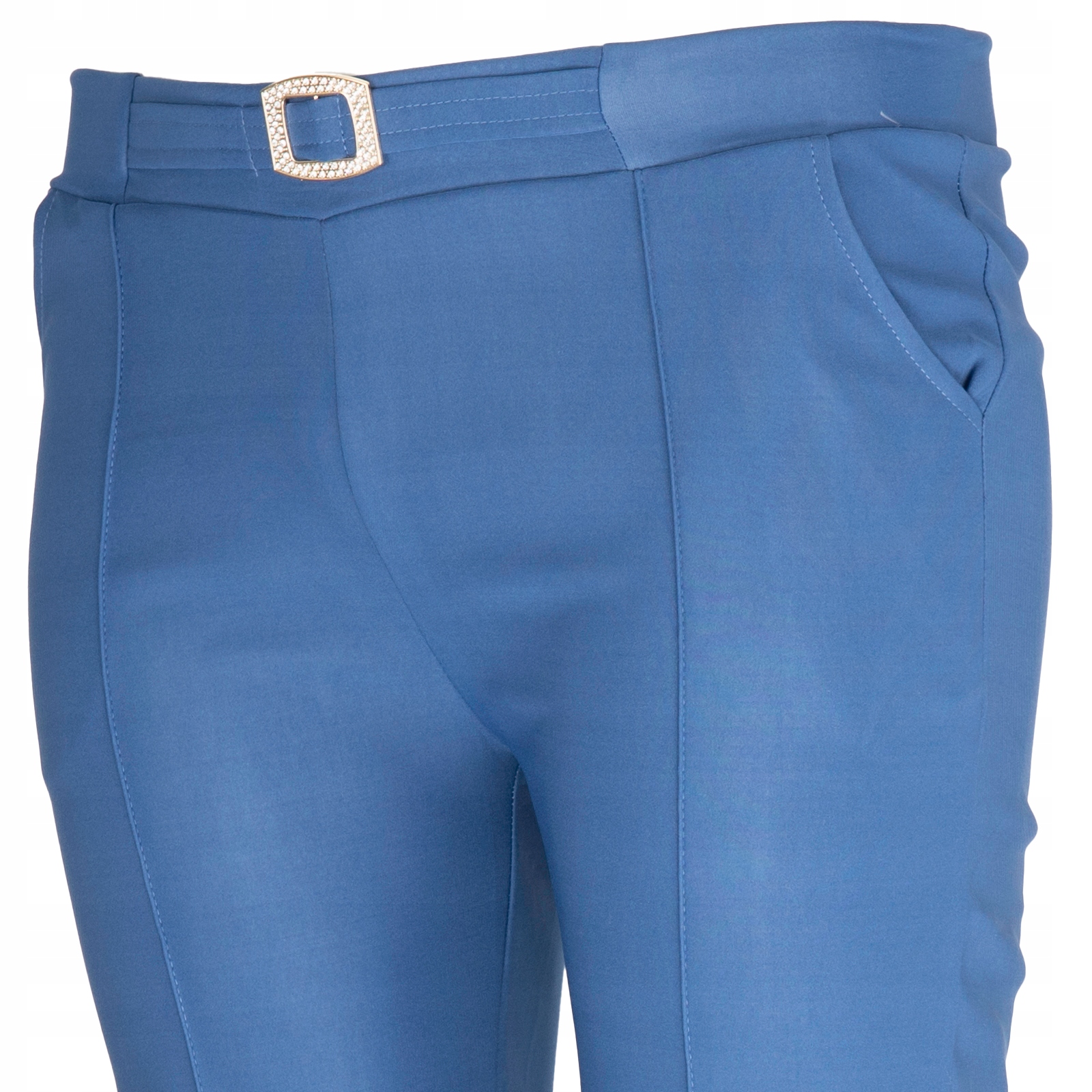 spodnie damskie elastyczne ELEGANCKIE ELASTYCZNE DUŻE ROZMIARY 46 / 48 6 17508768747