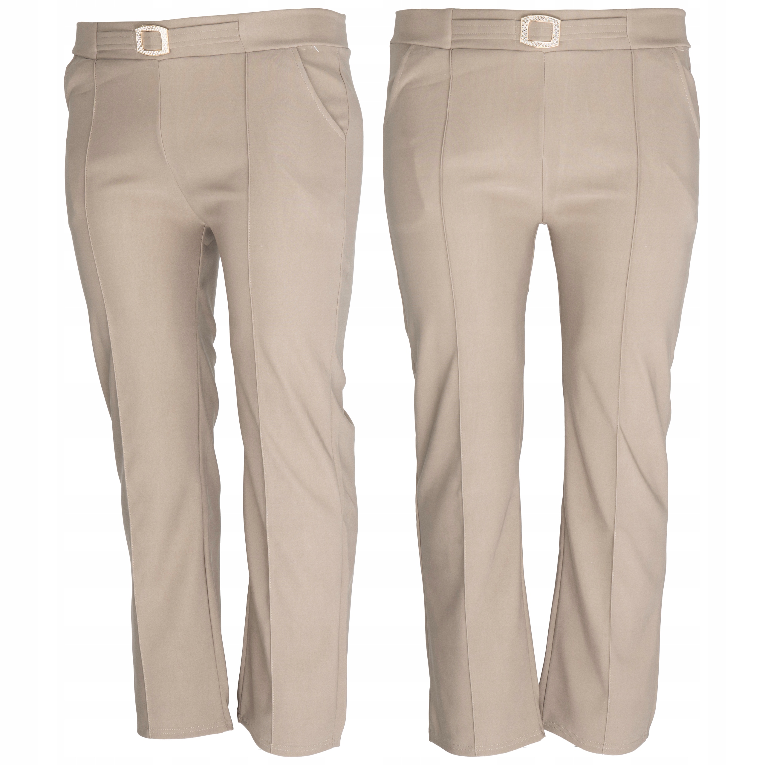 spodnie damskie elastyczne ELEGANCKIE ELASTYCZNE DUŻE ROZMIARY 42 / 44 1 17508771261